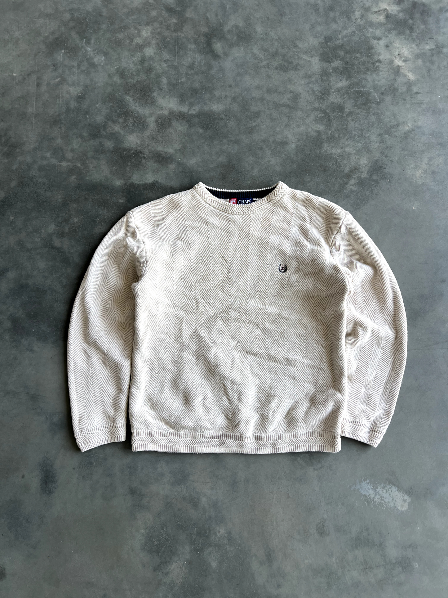 Vintage Cream Chaps Long Sleeve - L