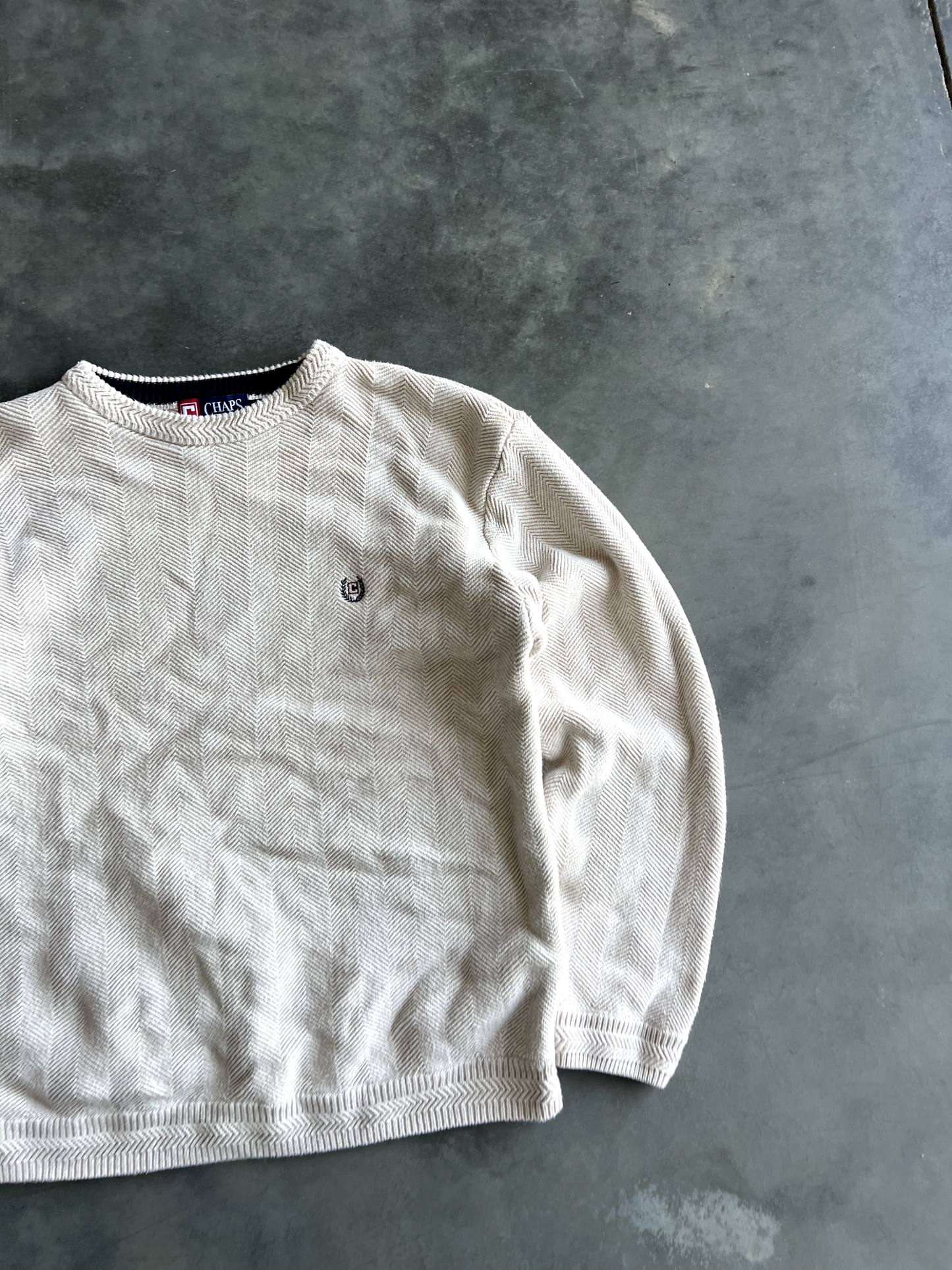 Vintage Cream Chaps Long Sleeve - L