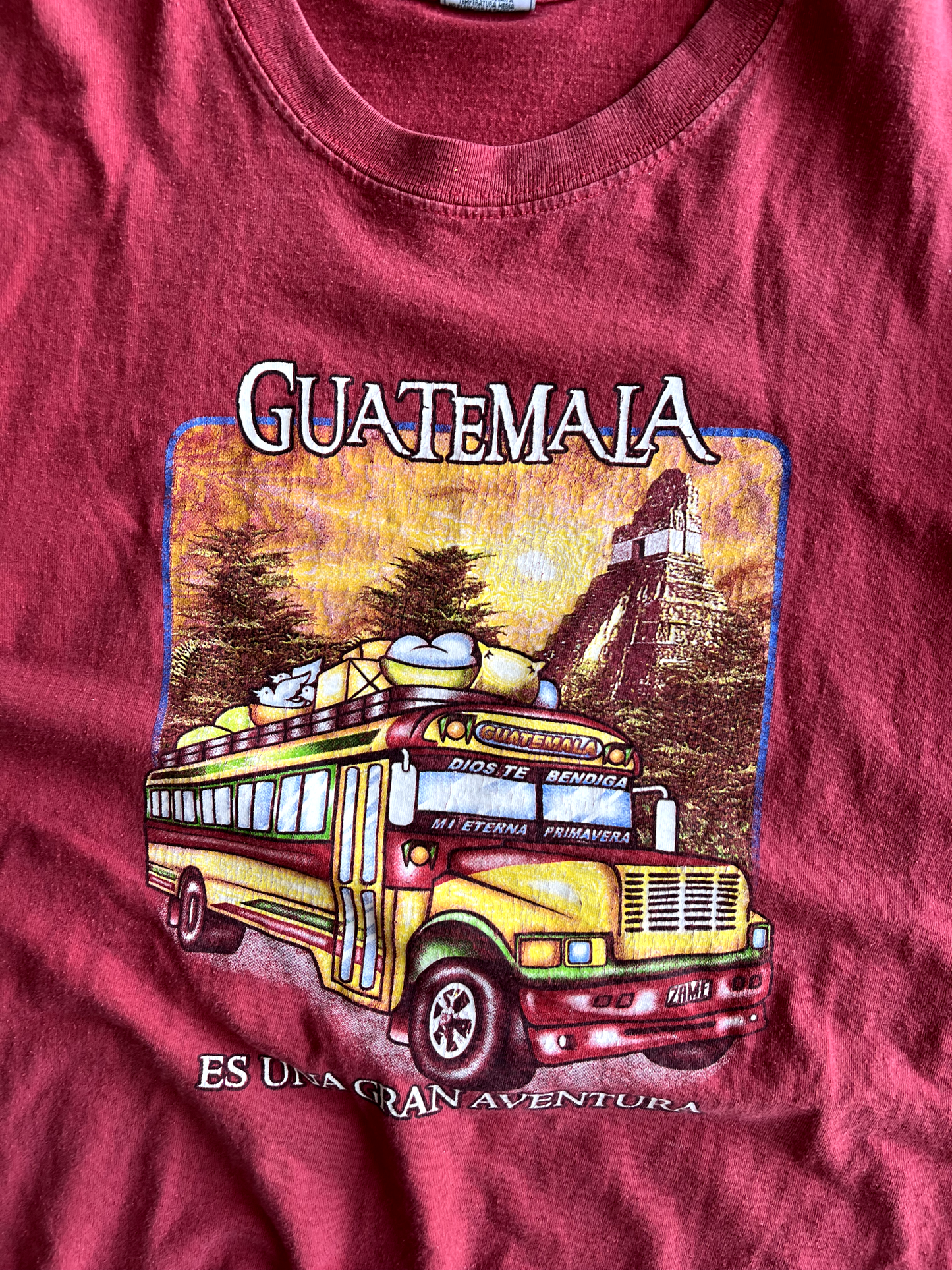 Vintage Red Graphic Tee - M