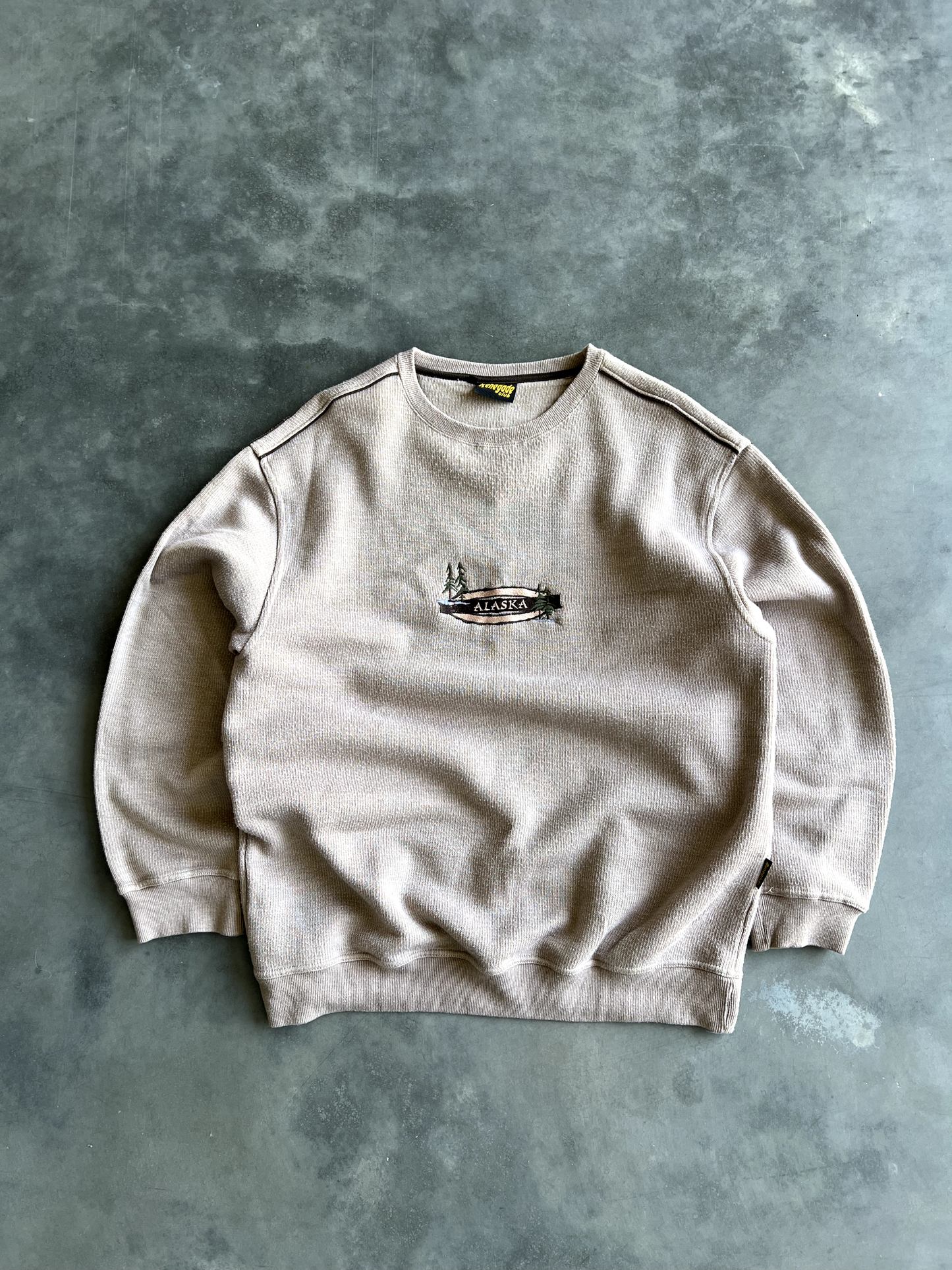 Vintage Cream Alaska Sweater - XXL