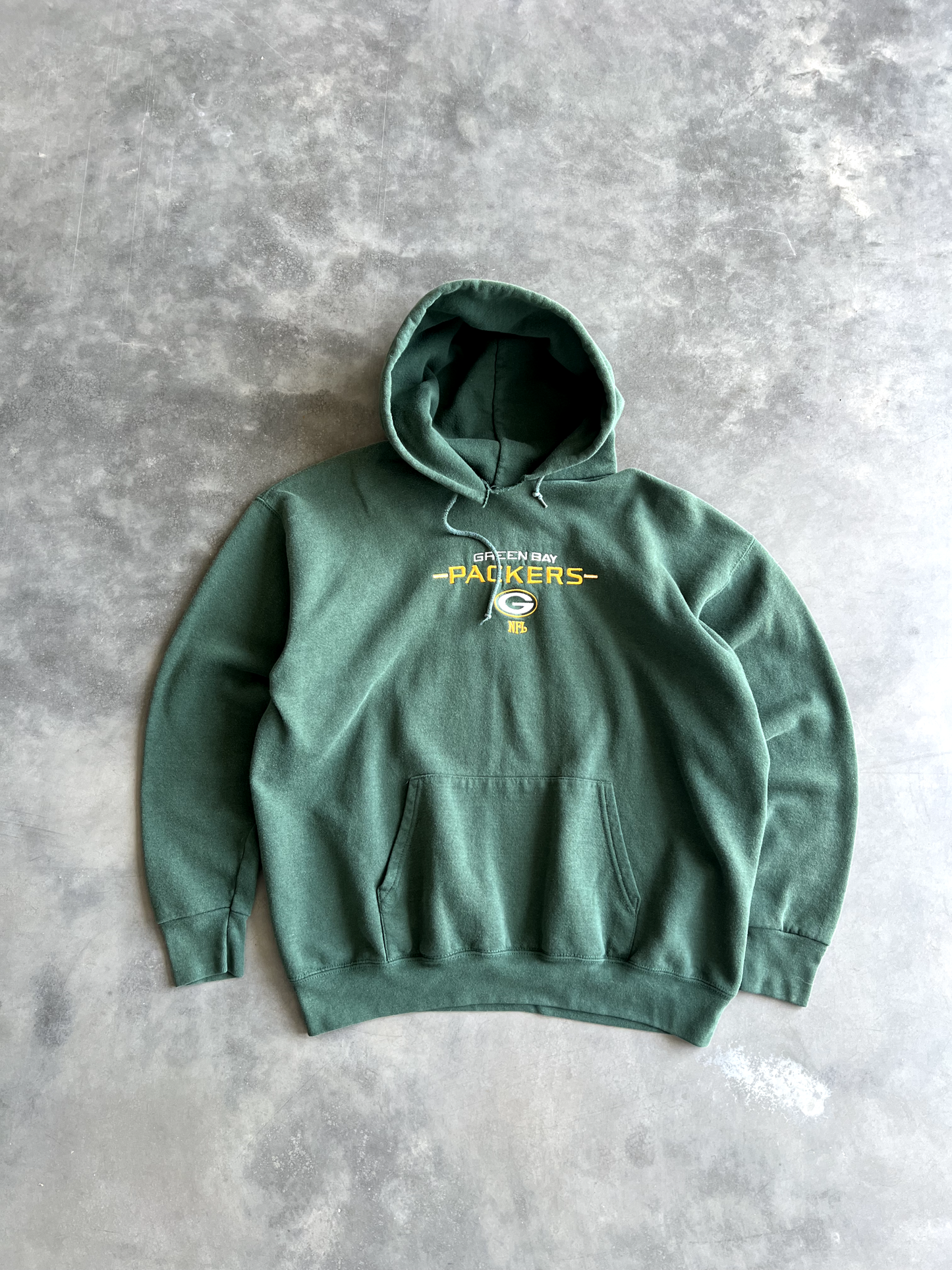 Vintage Green Bay Packers Hoodie - L