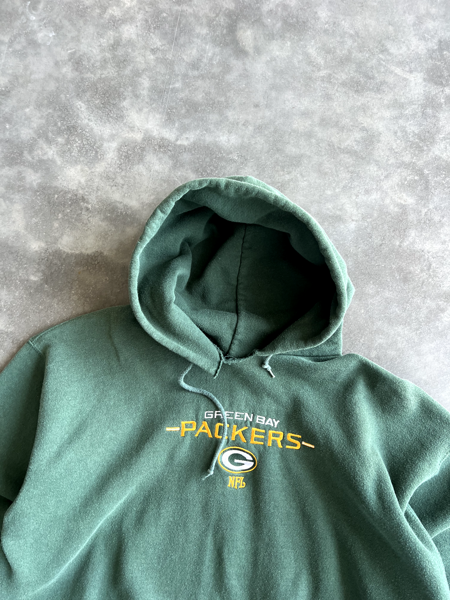 Vintage Green Bay Packers Hoodie - L