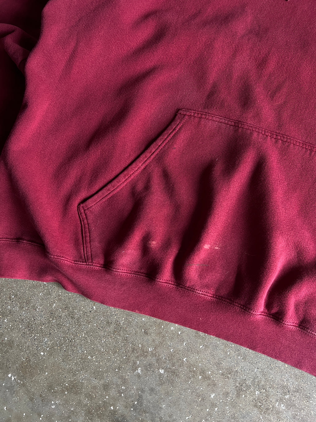 Vintage Cherry Red Nike Center Swoosh Hoodie -