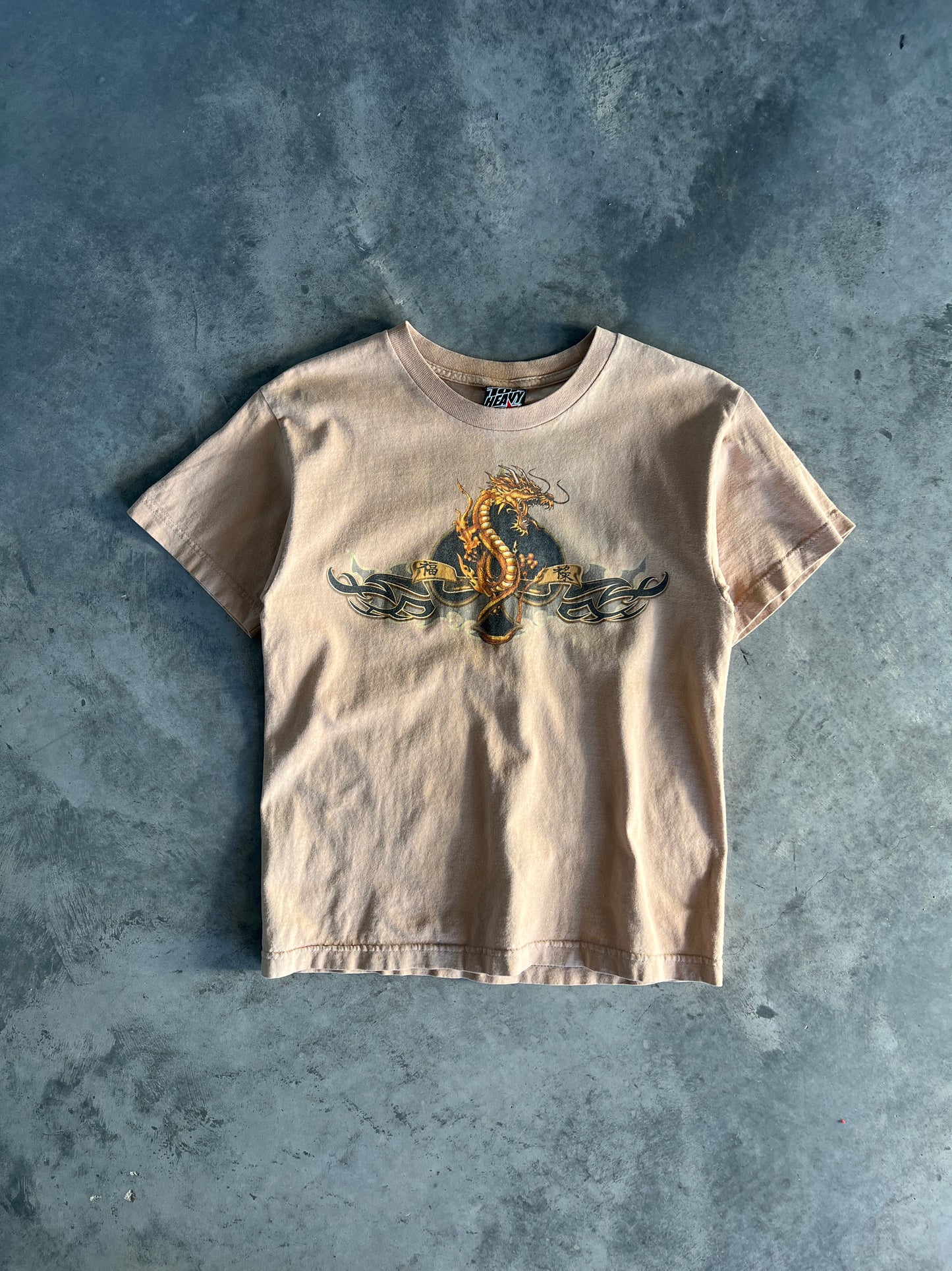 Vintage Tan TopHeavy Graphic Shirt - S