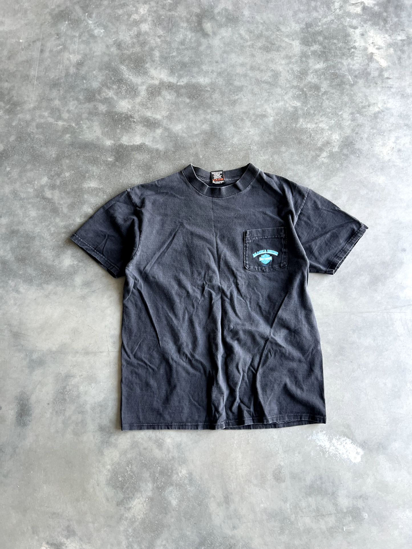 Vintage Black Harley Graphic Tee - L