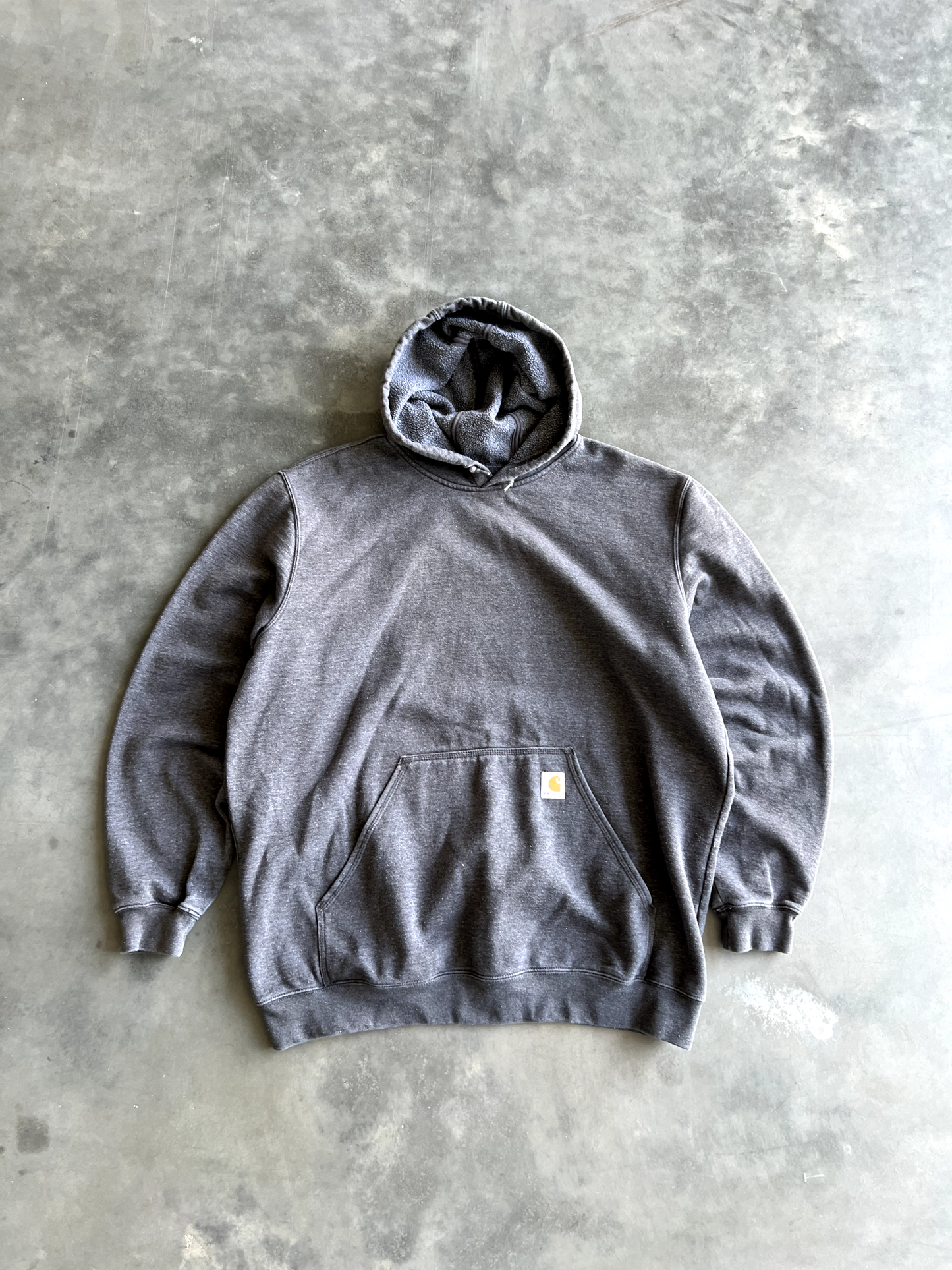 Vintage Grey Carhartt Hoodie - XL