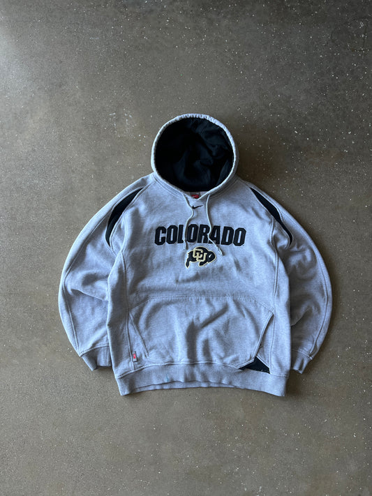 Vintage University of Colorado Spell Out Hoodie - M