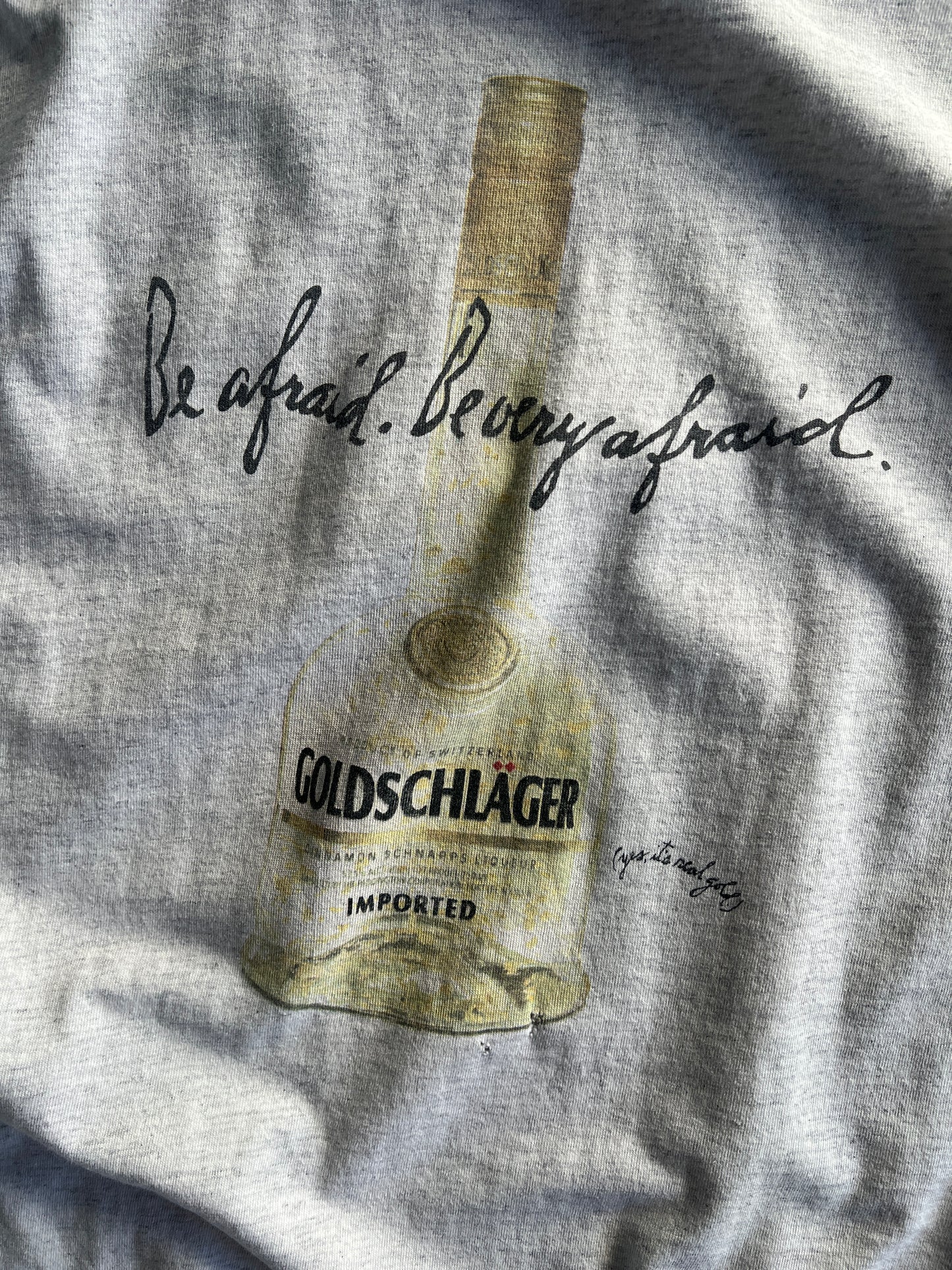 Vintage White Goldschlager Imported Shirt - XL