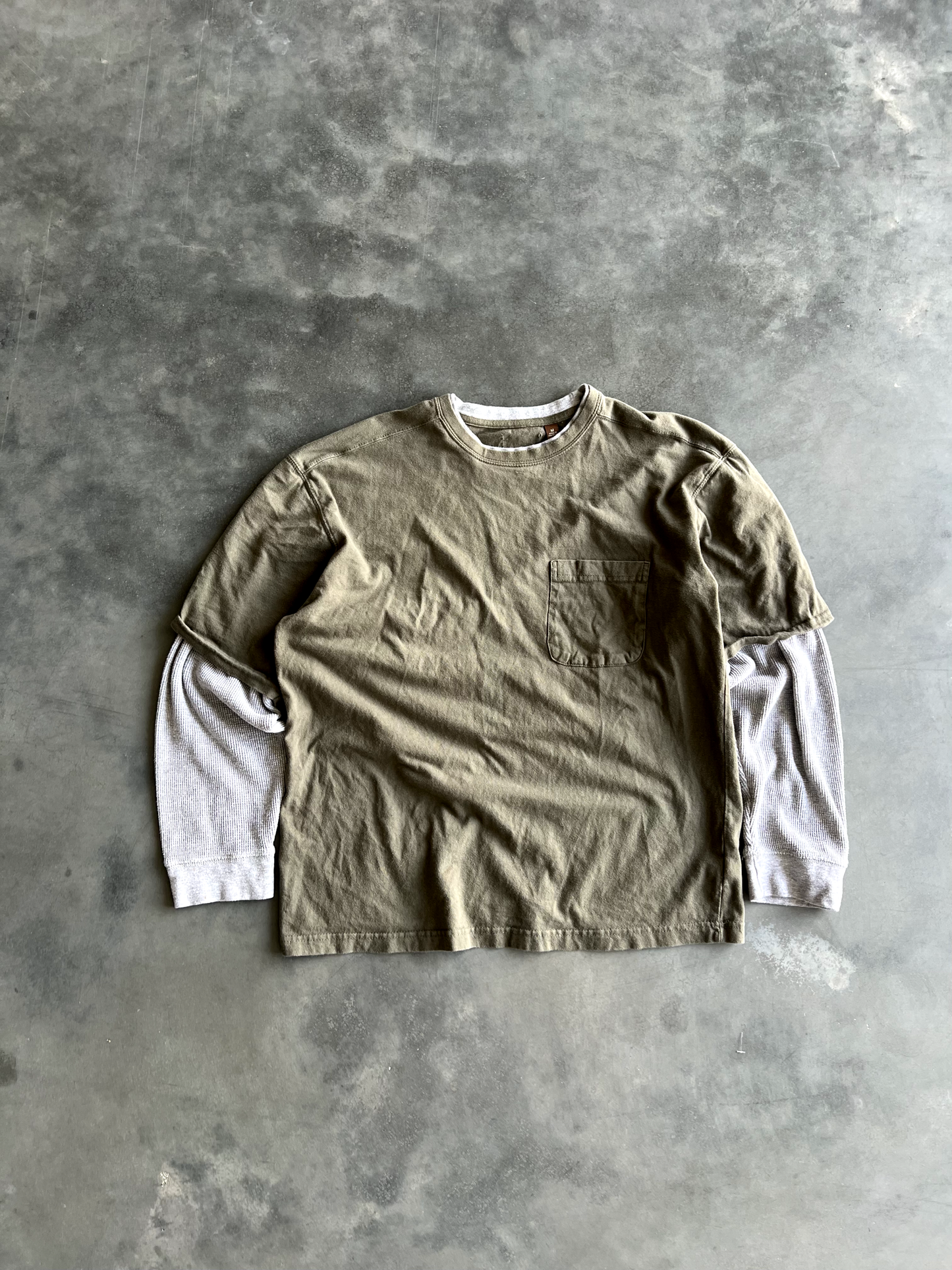 Vintage Green Long Sleeve - M