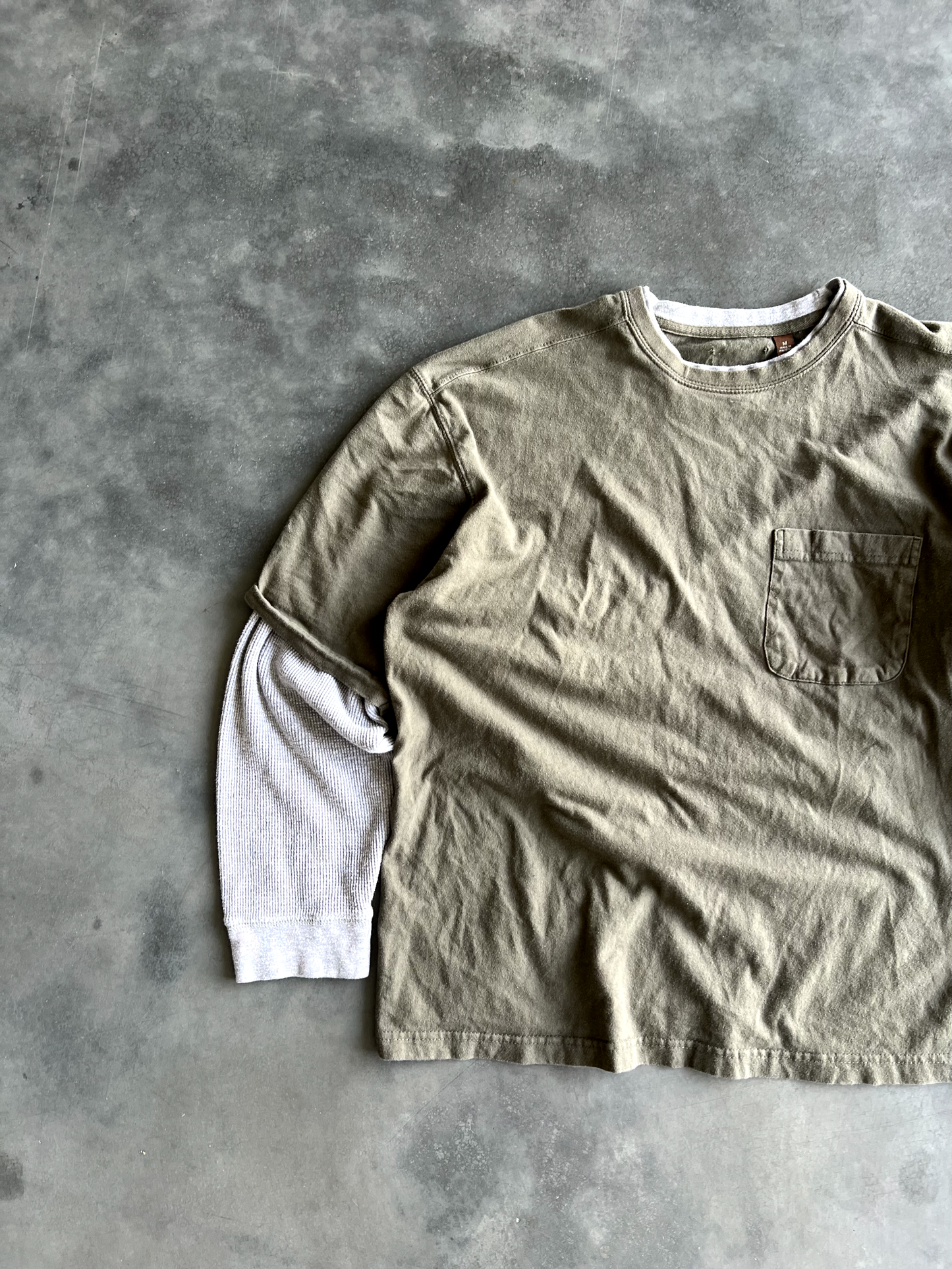 Vintage Green Long Sleeve - M