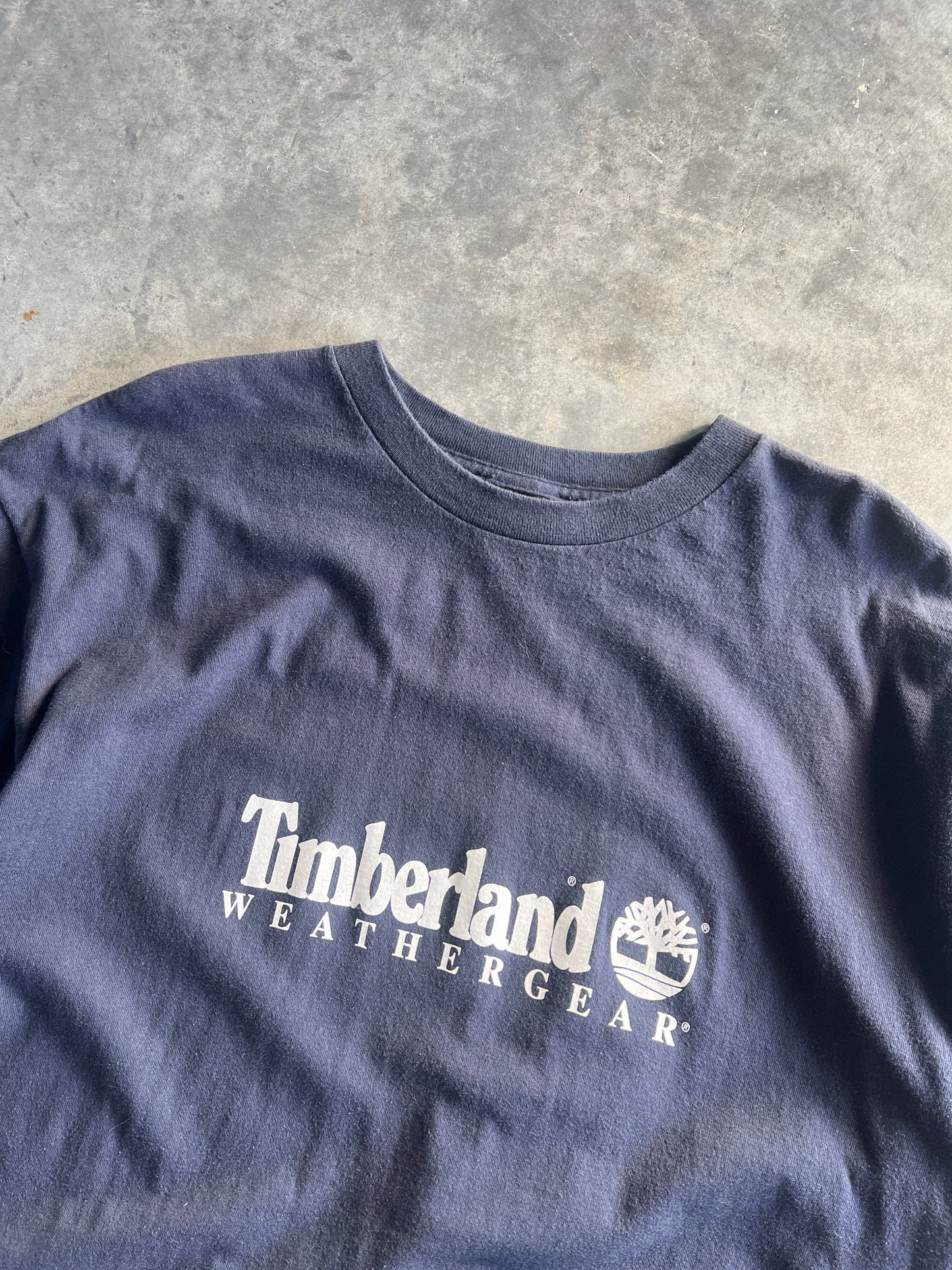 Vintage Navy Blue Timberland Shirt - XL