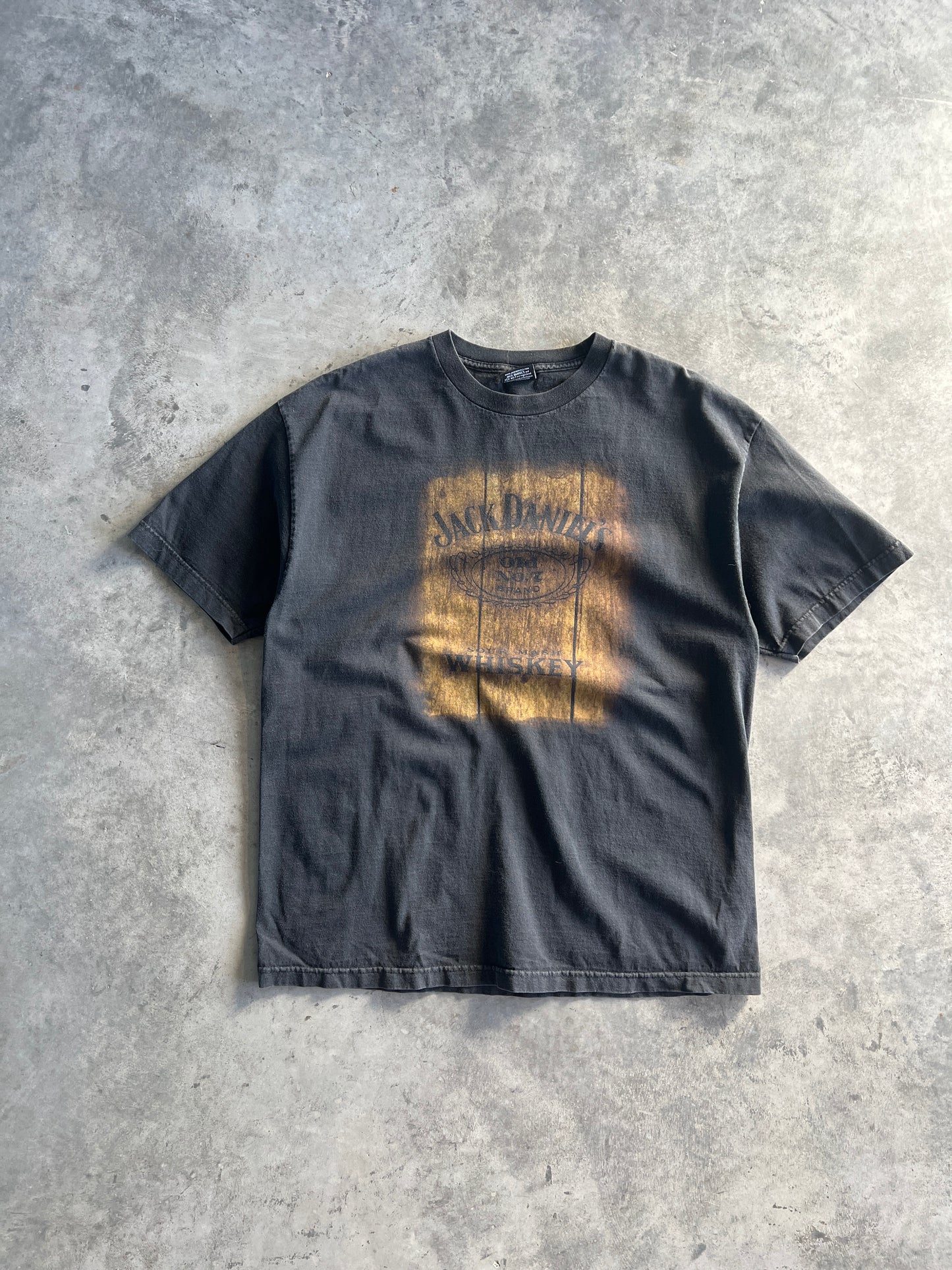 Vintage Faded Black Jack Daniels Shirt - L