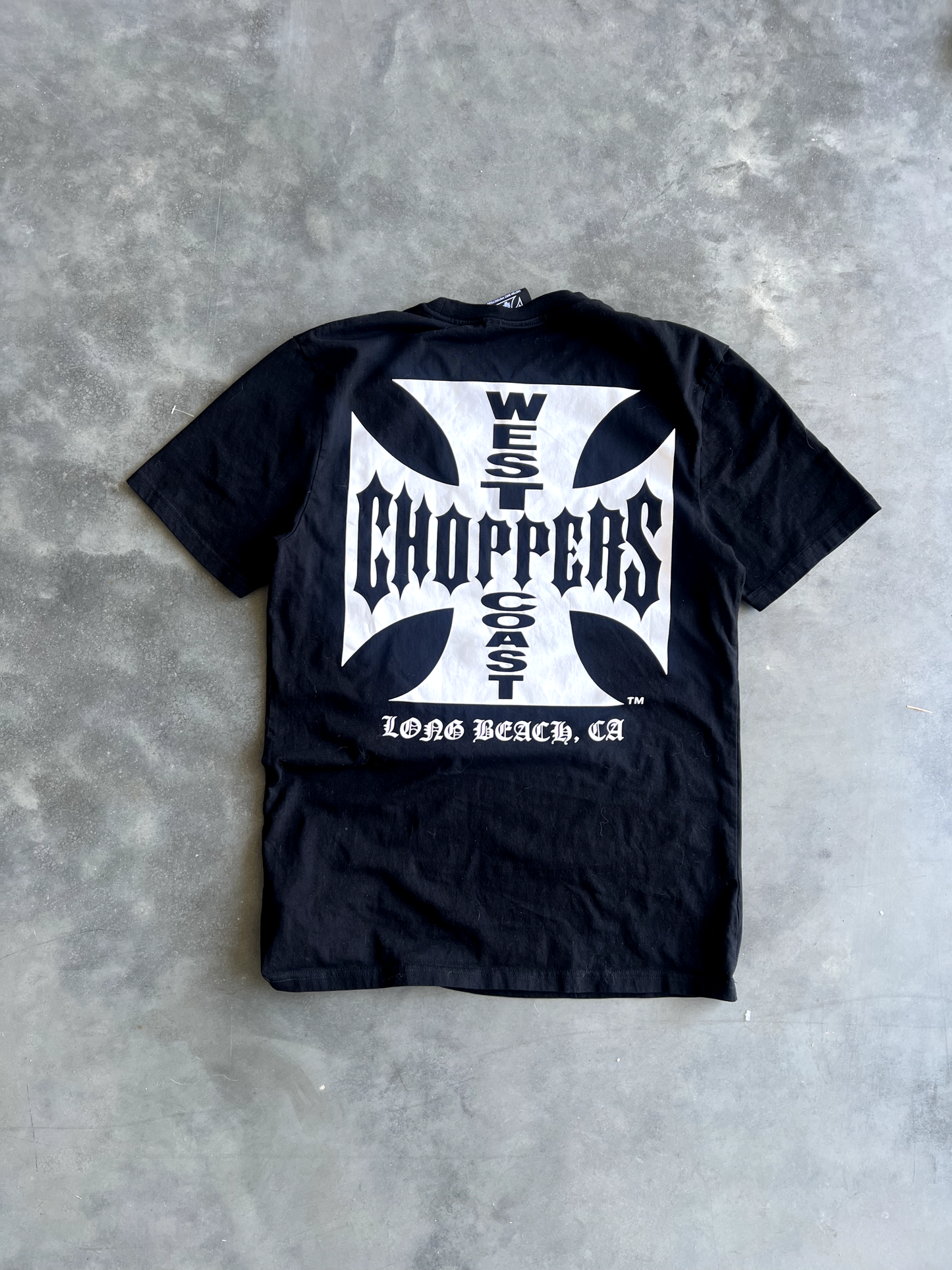 Vintage Black West Coast Choppers Tee - M