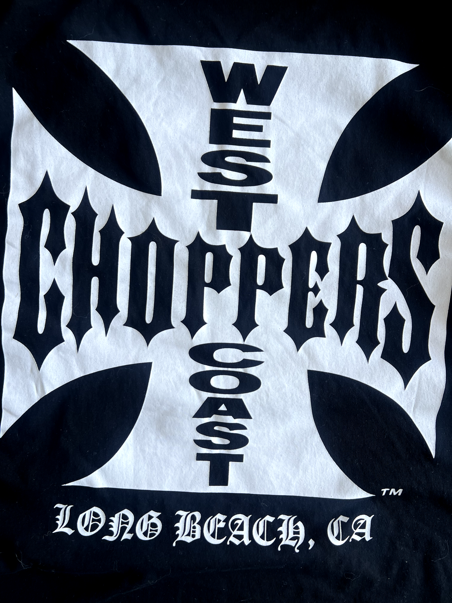 Vintage Black West Coast Choppers Tee - M