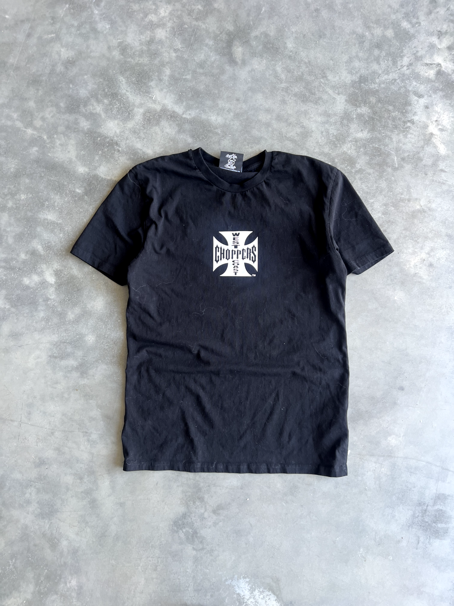Vintage Black West Coast Choppers Tee - M