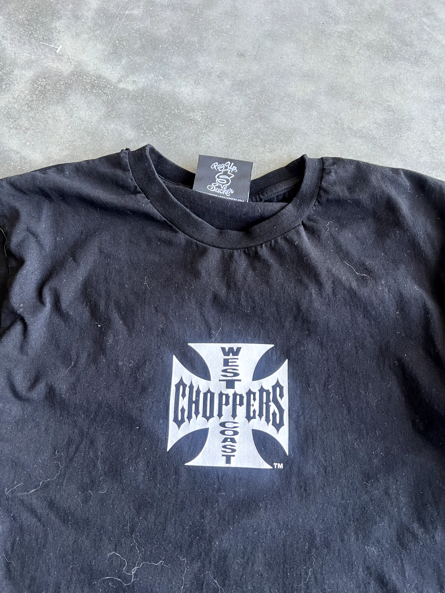 Vintage Black West Coast Choppers Tee - M