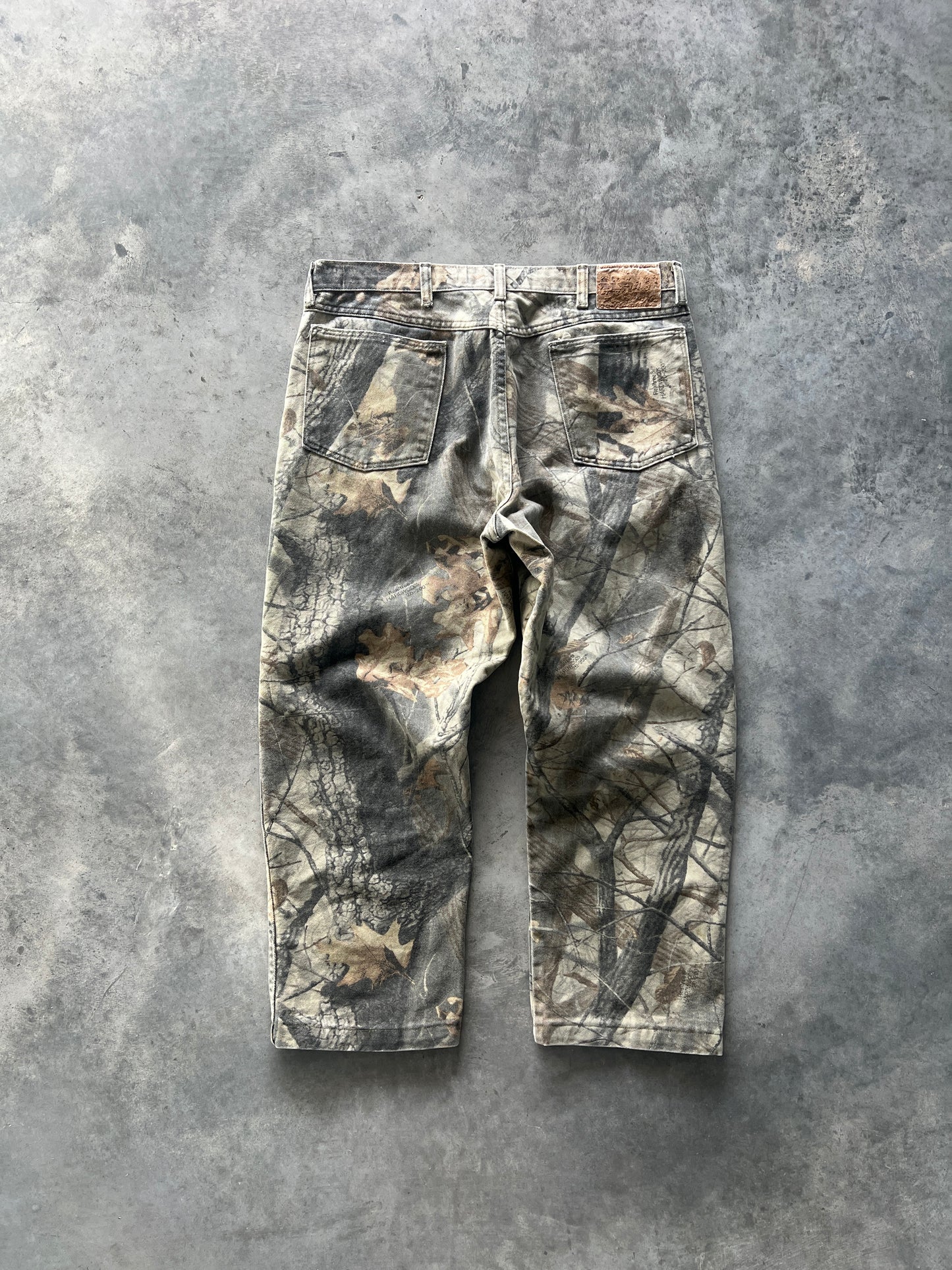 Vintage Hardwood Faded Camo Pants - 34x25