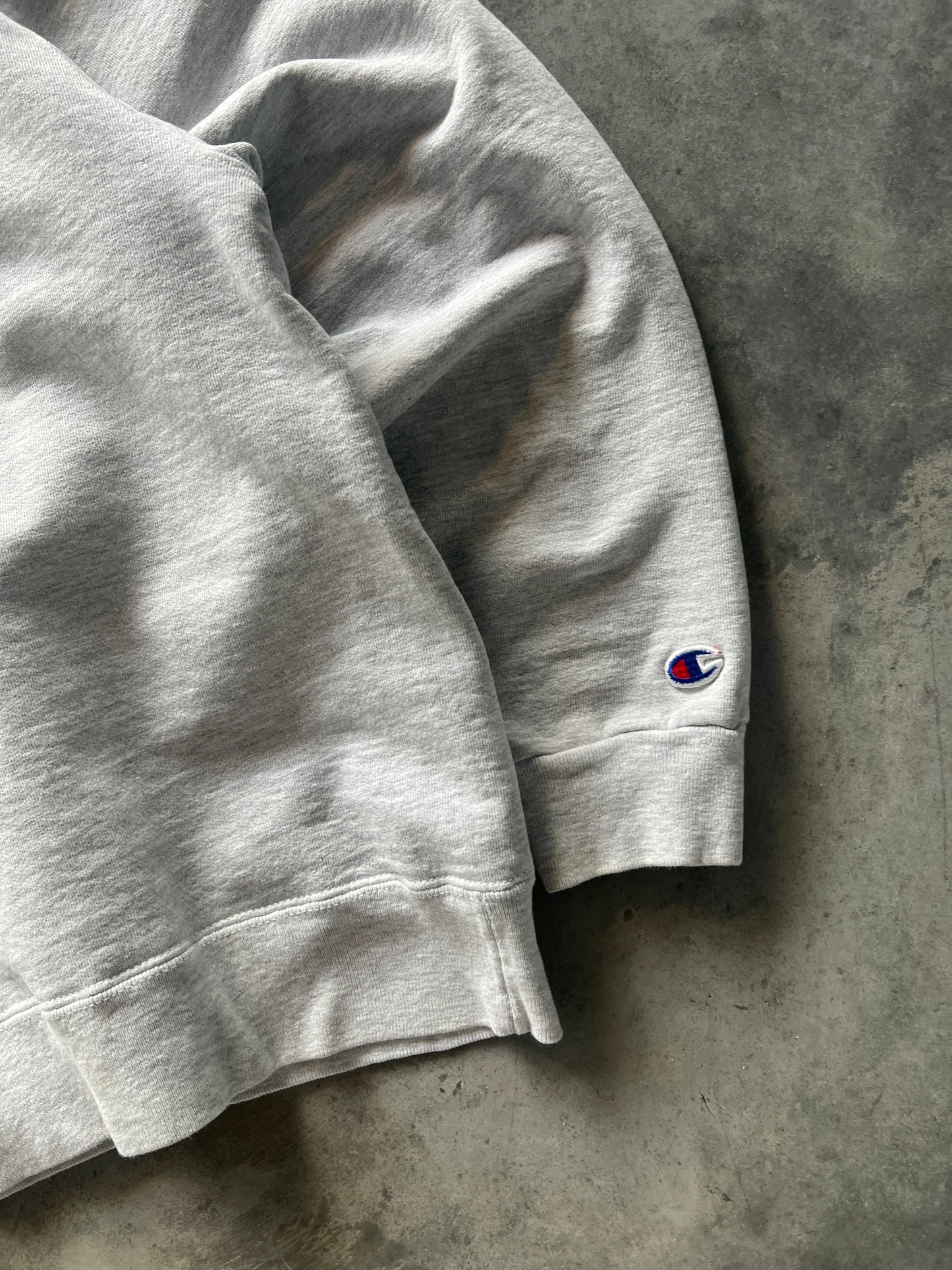 Vintage 90s White Champion Crew - L