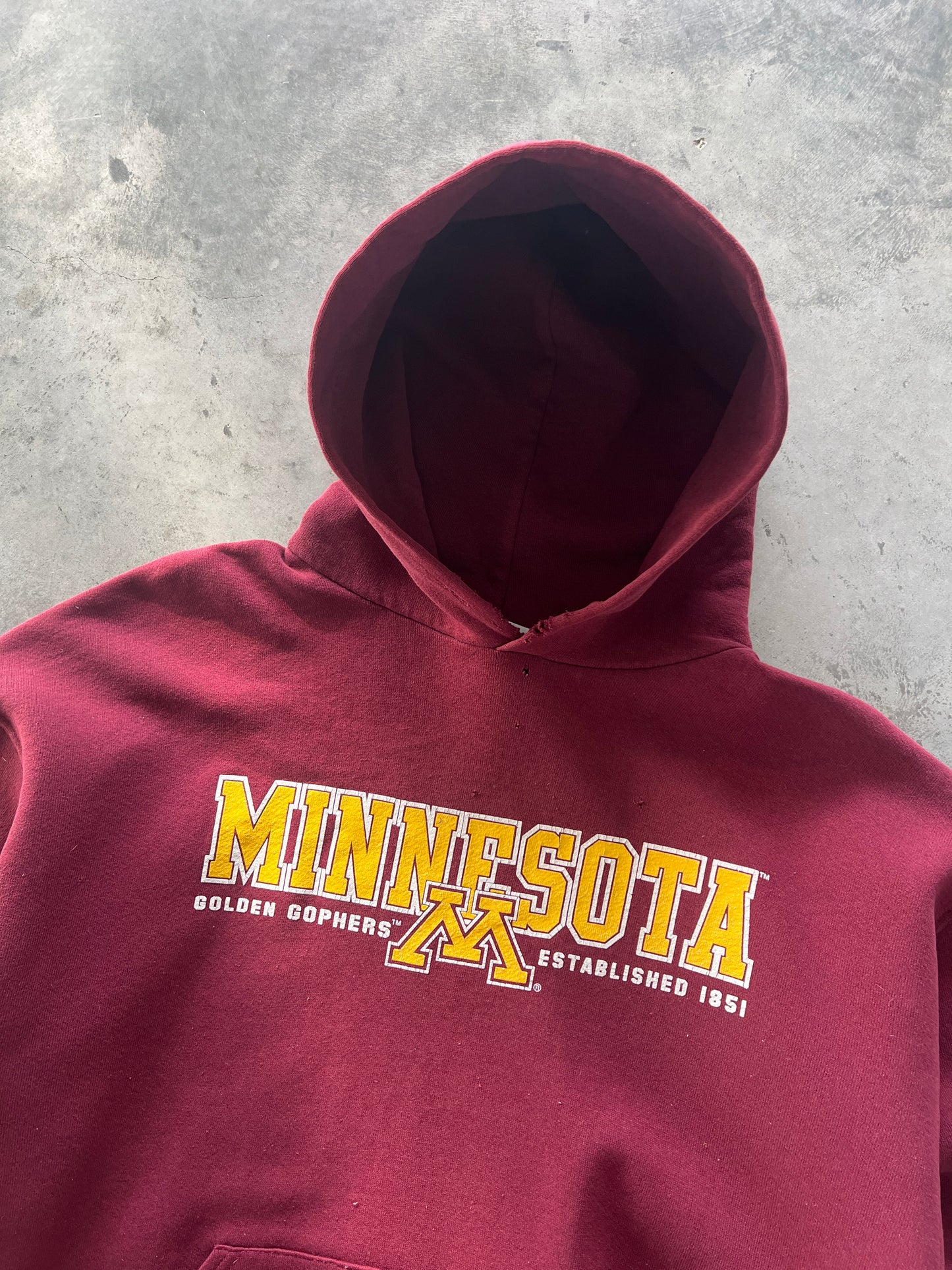 Vintage Minnesota Gophers Oversized Hoodie - M