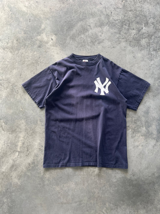 Vintage Faded Navy Yankees Shirt - L/XL