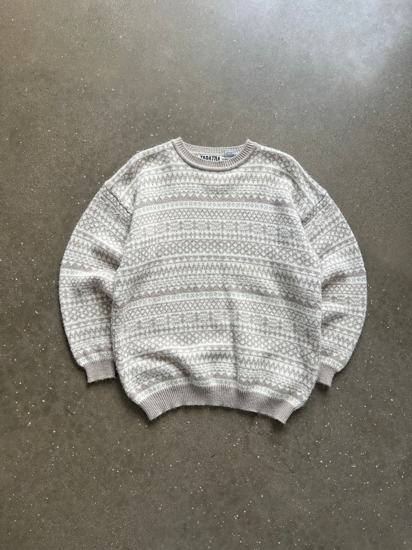 Vintage Cream Tarazzia Sweater -