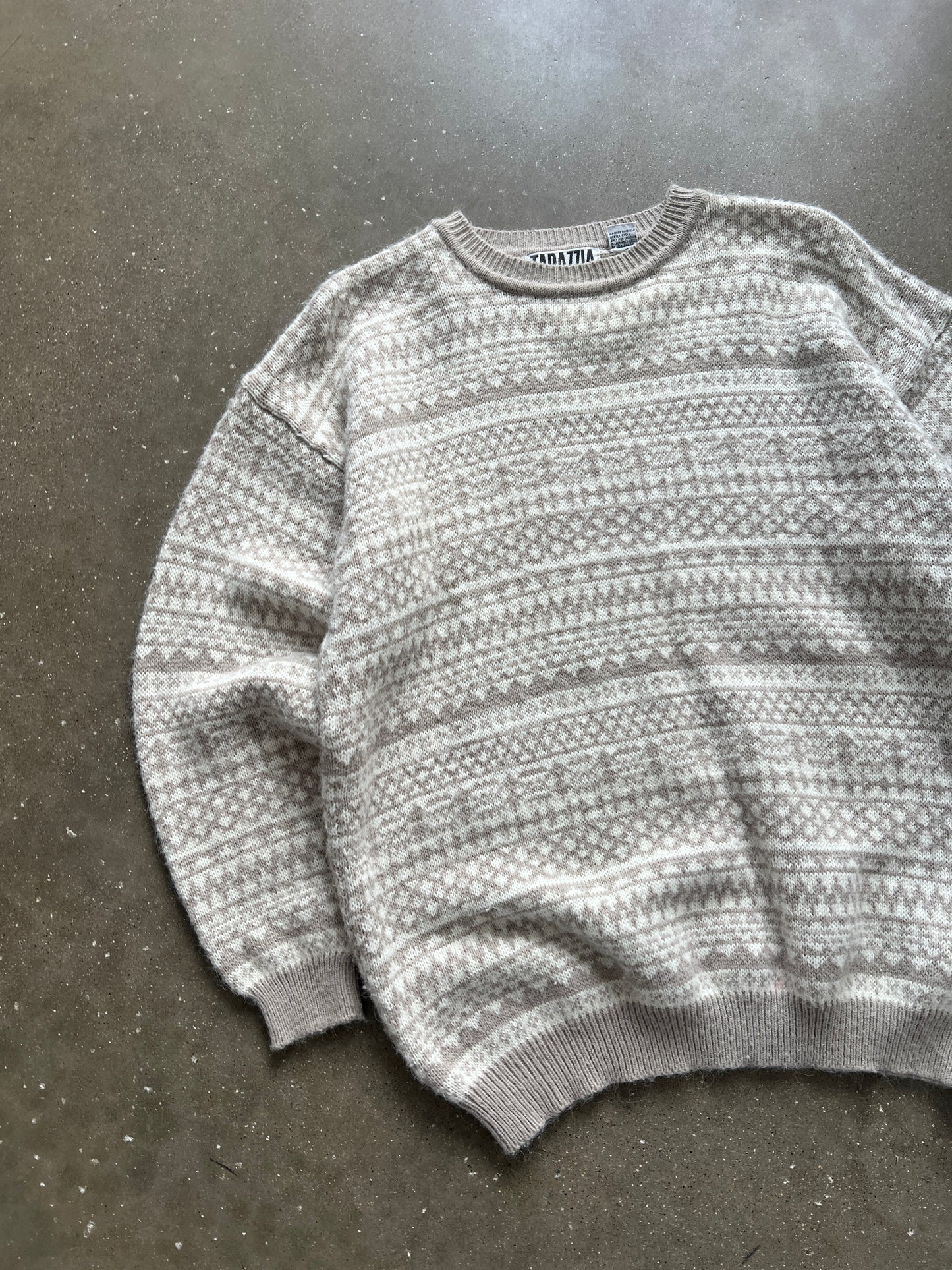 Vintage Cream Tarazzia Sweater -