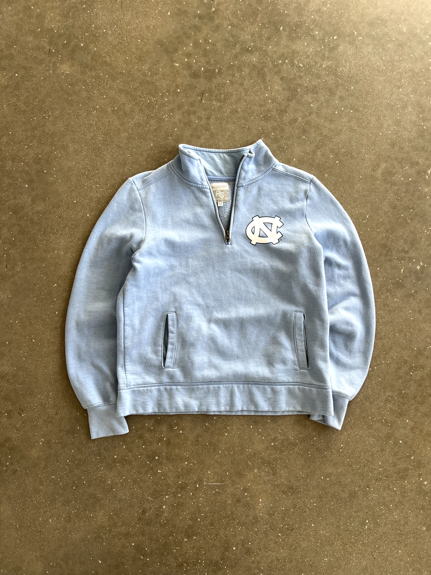 Vintage Blue North Carolina Quarter Zip - M