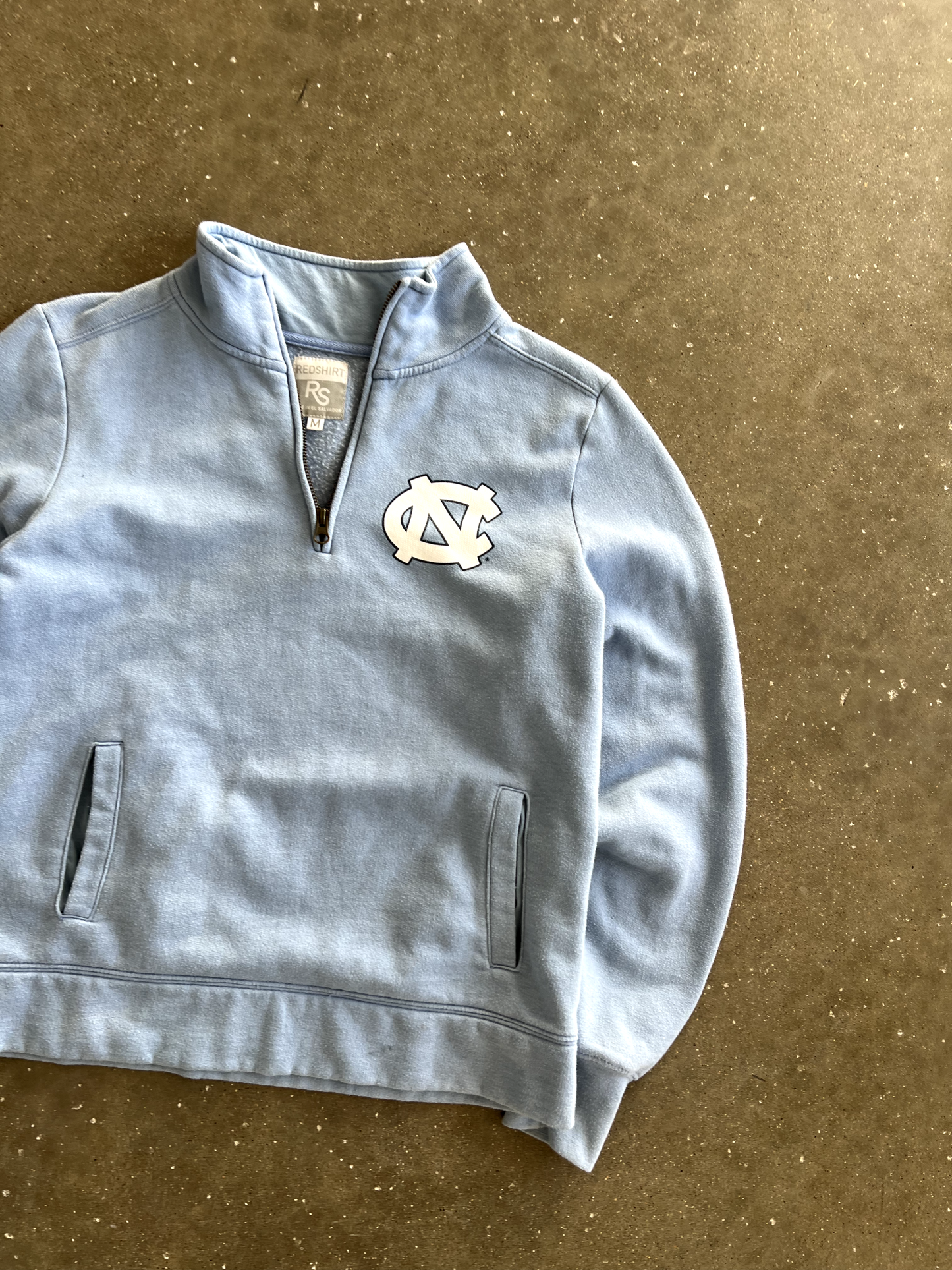 Vintage Blue North Carolina Quarter Zip - M