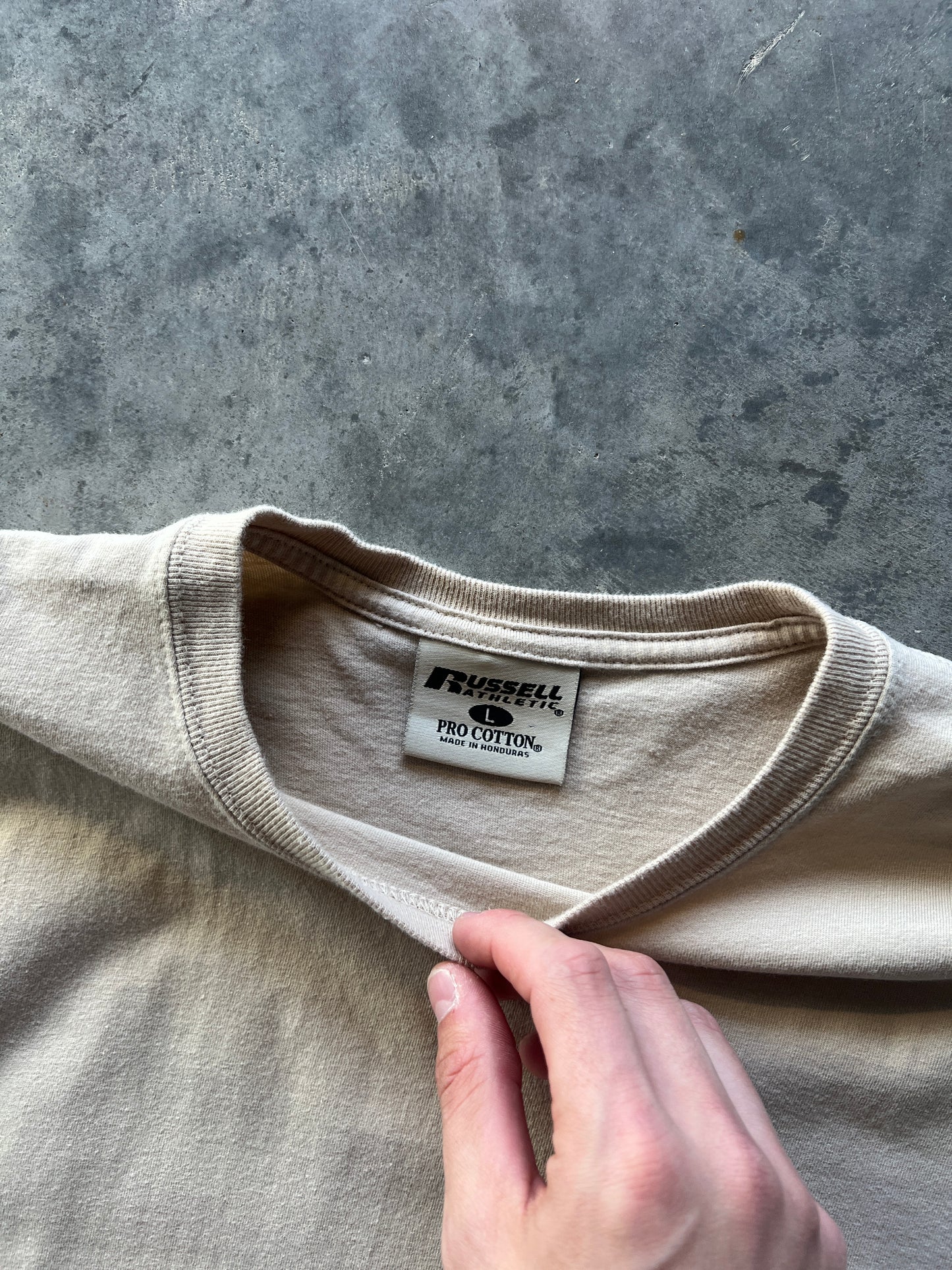 Vintage Tan Russell Athletic Shirt - L