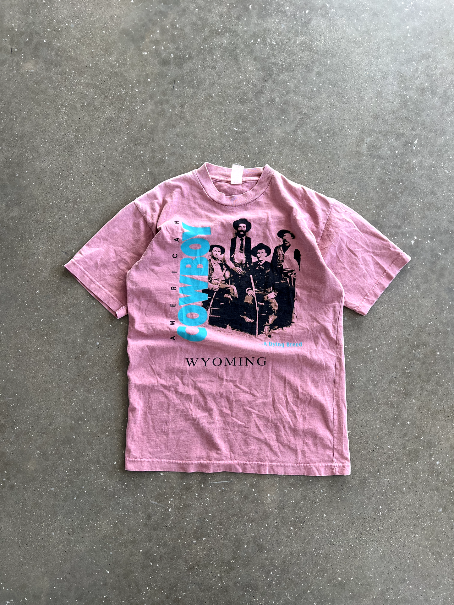 Vintage Pink Country Boys Graphic Tee - M