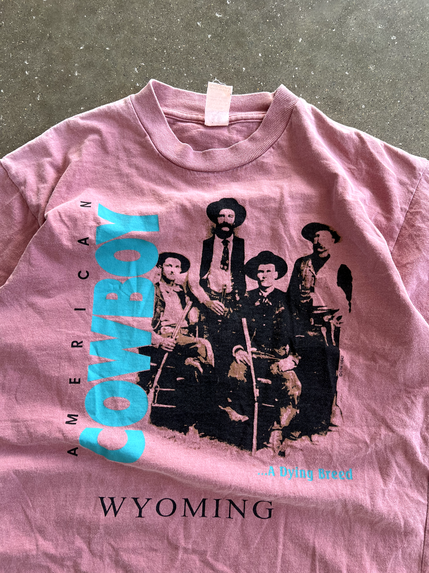 Vintage Pink Country Boys Graphic Tee - M