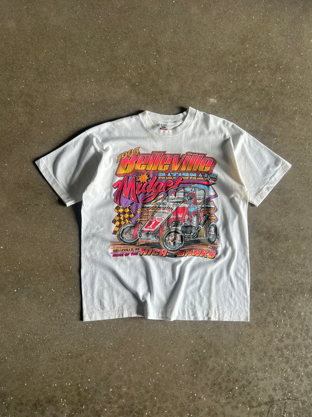 Vintage 1995 Stock Graphic Shirt - XL