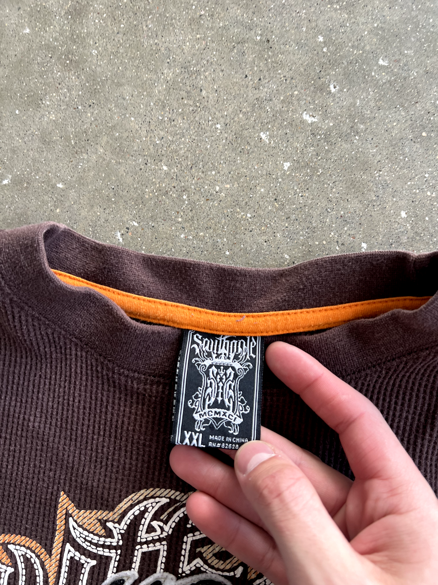 Vintage Brown Southpole Long Sleeve - XXL