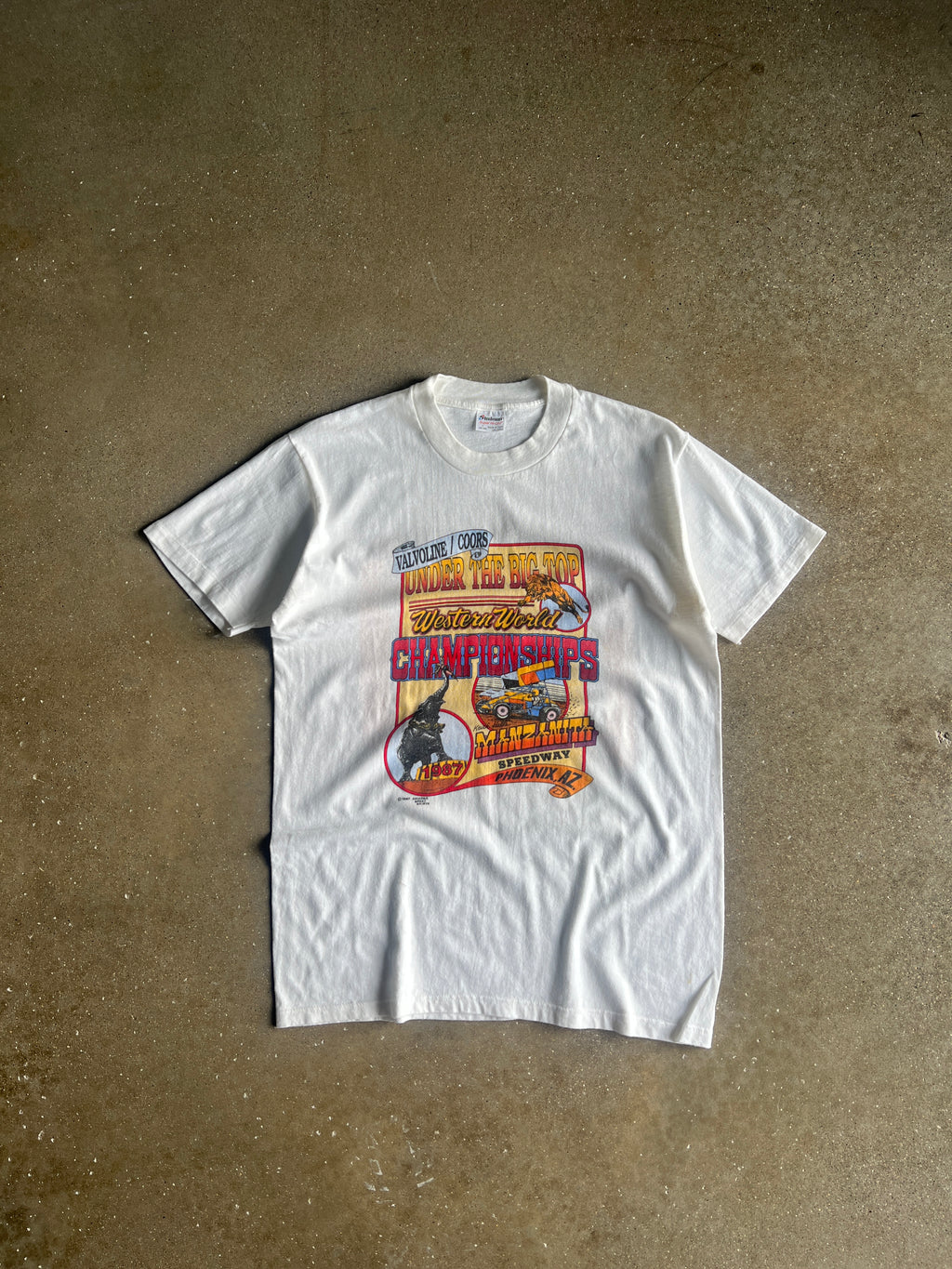 Vintage 1987 Stock Champtionship Shirt - L