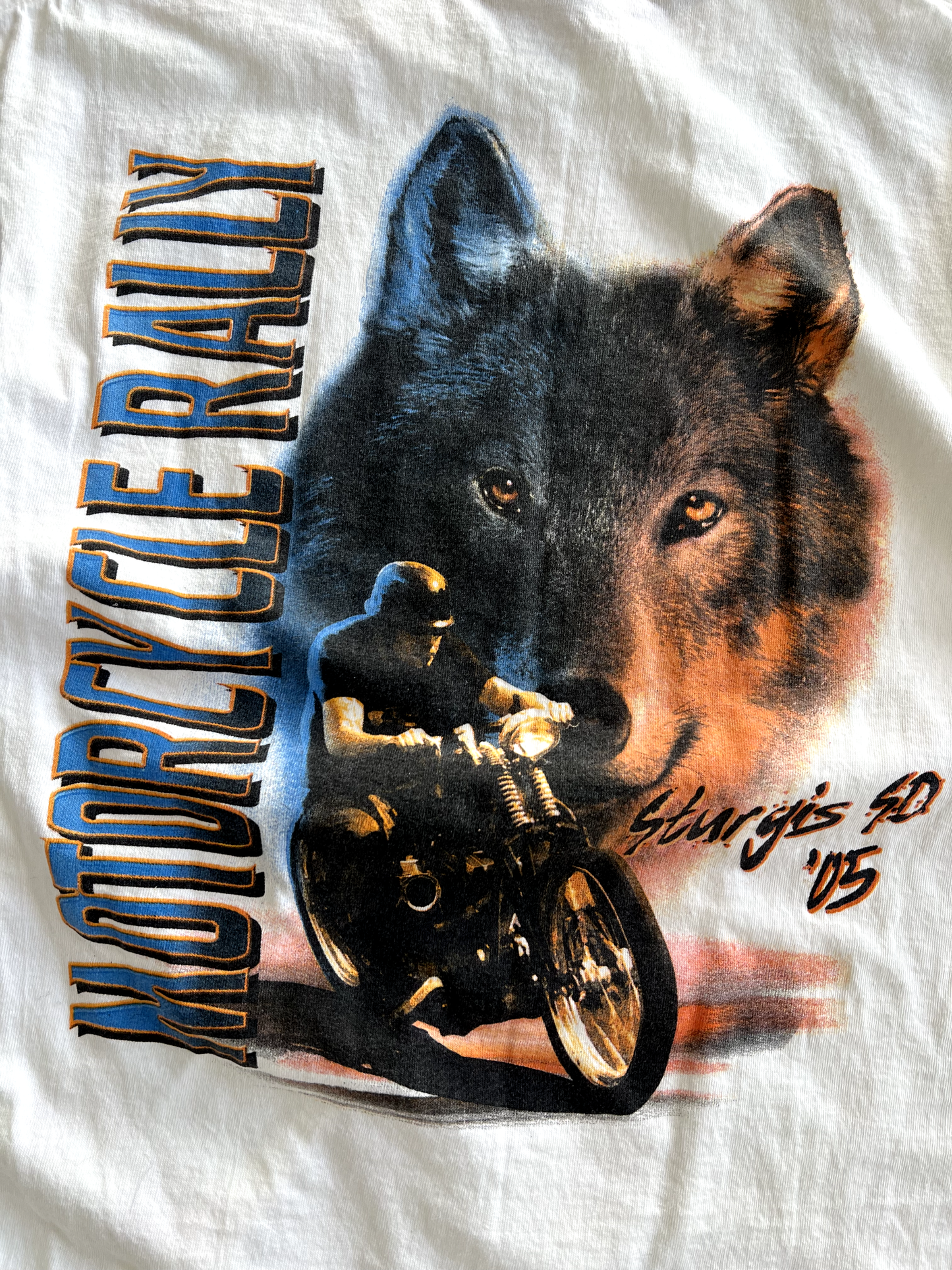 Vintage White Sturgis Graphic Tee - M
