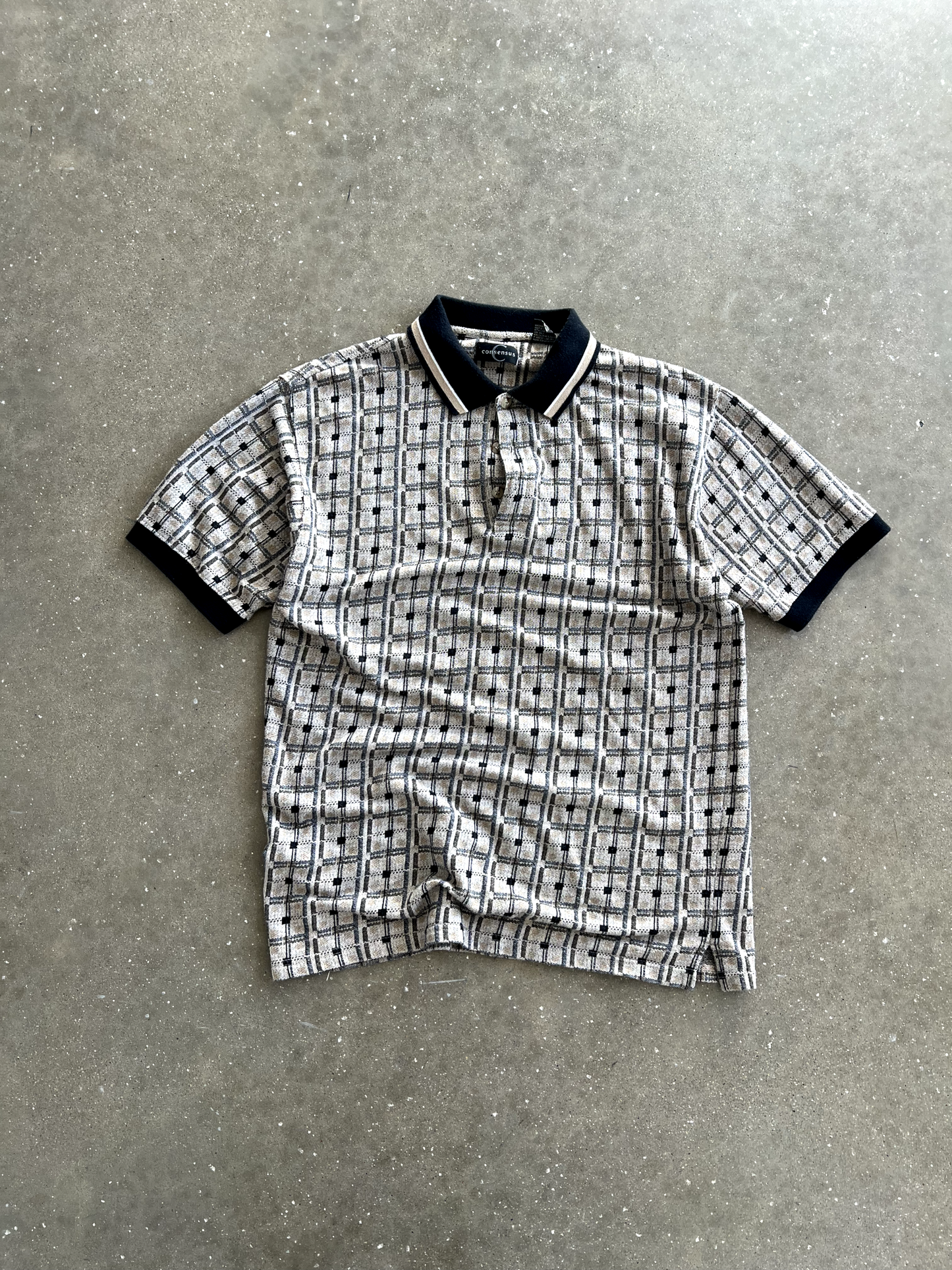 Vintage Striped Button Up - L