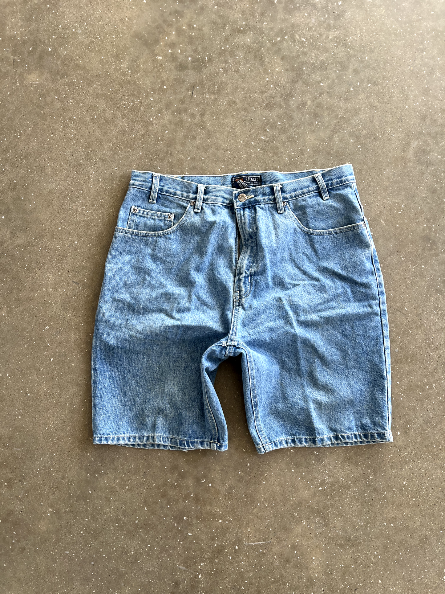 Vintage Route 66 Jean Shorts - 36