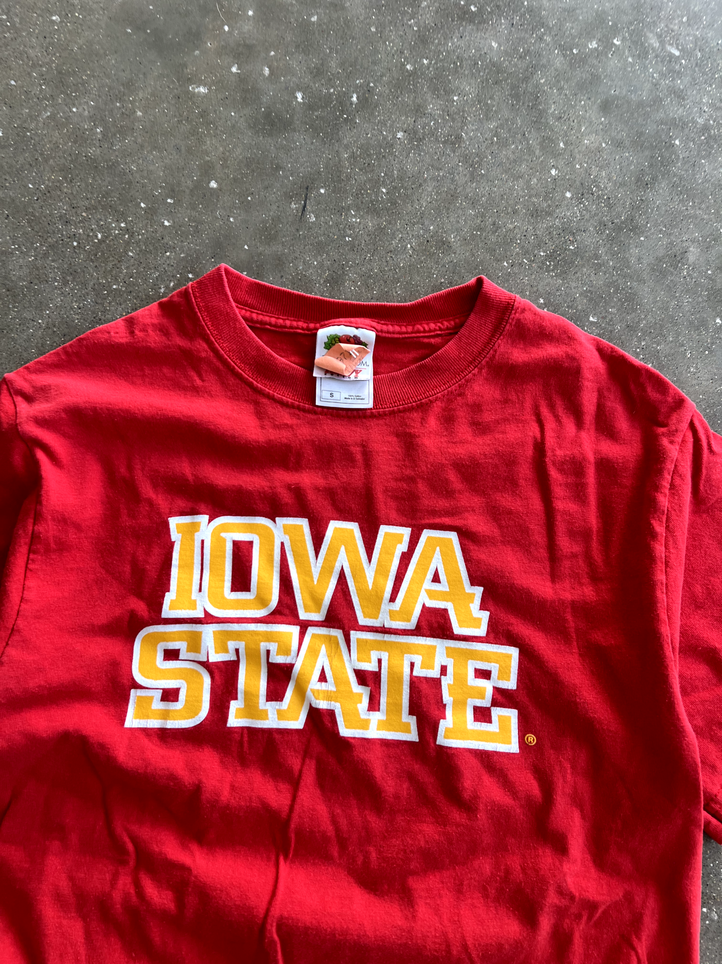 Vintage Red Iowa State Tee - S