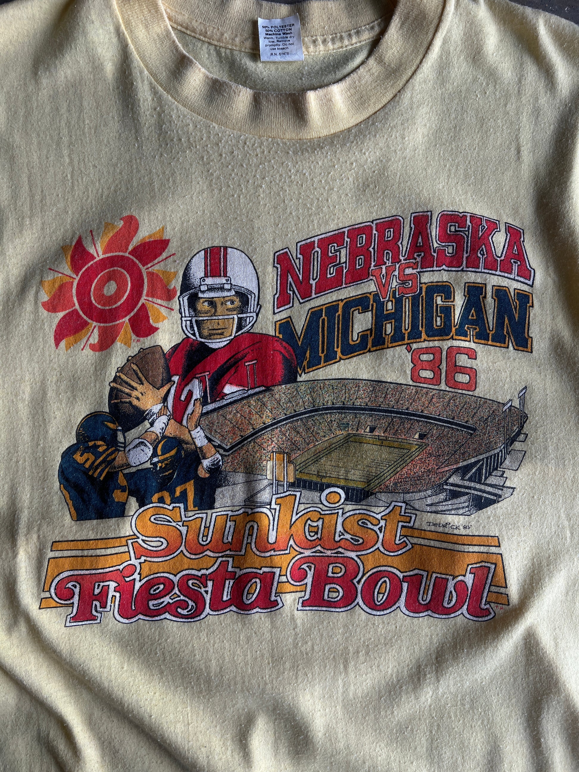 Vintage Nebraska Fiesta Bowl Shirt - M