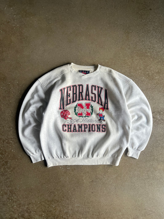 Vintage Nebraska Championship Crew - XL