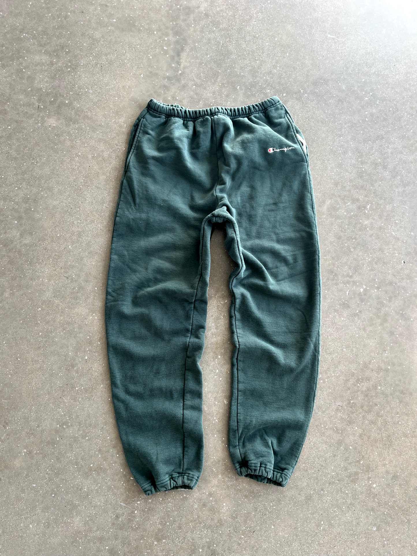 Vintage Green Champion Sweatpants - XL
