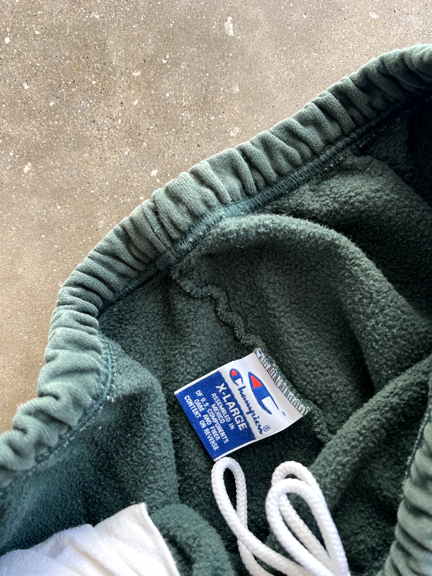 Vintage Green Champion Sweatpants - XL