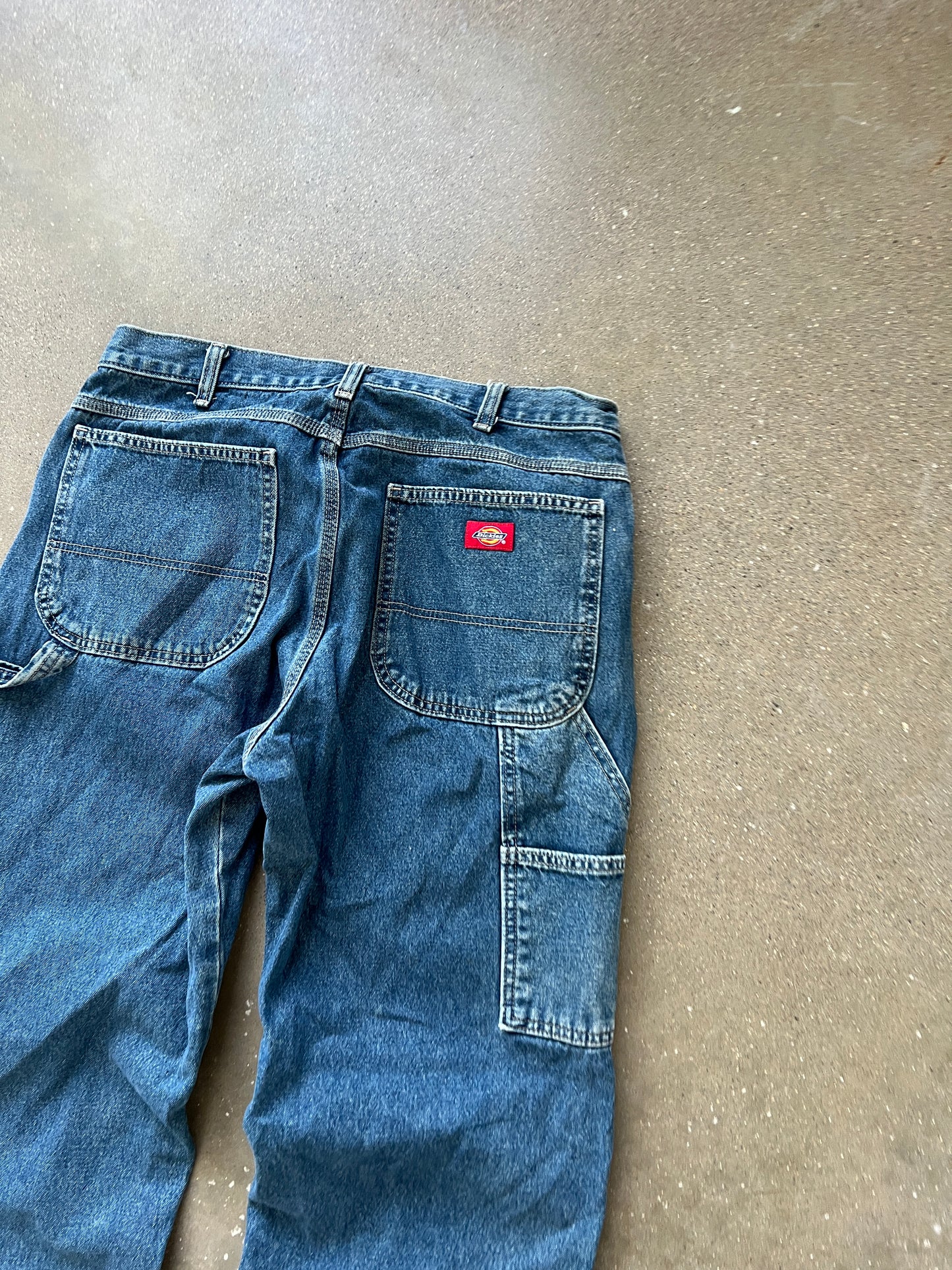 Vintage Dark Wash Denim Dickies Pants - 34