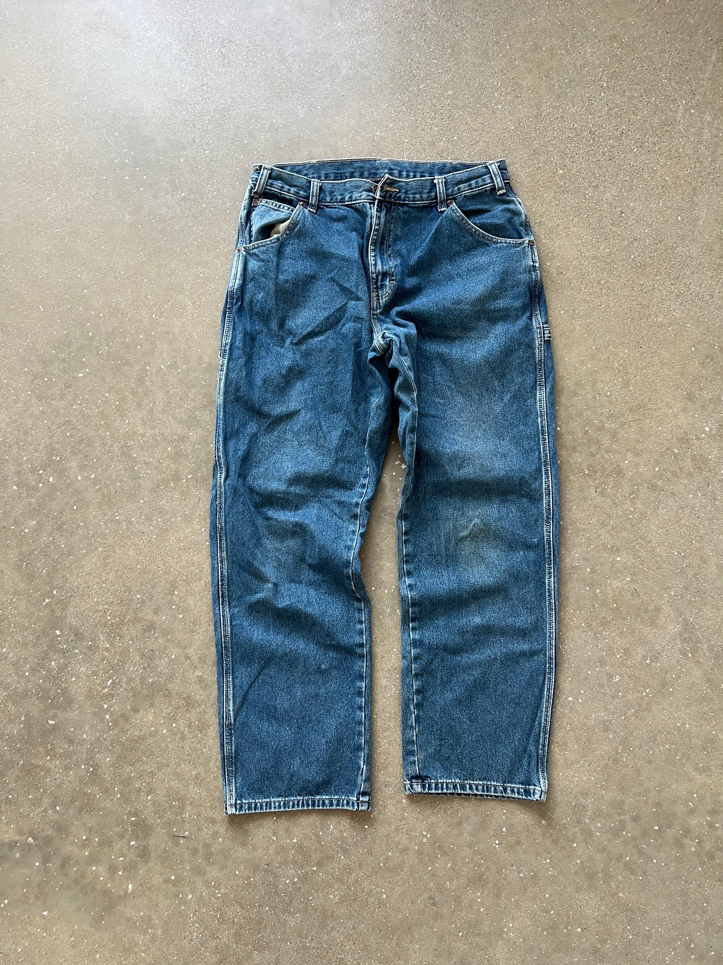 Vintage Dark Wash Denim Dickies Pants - 34