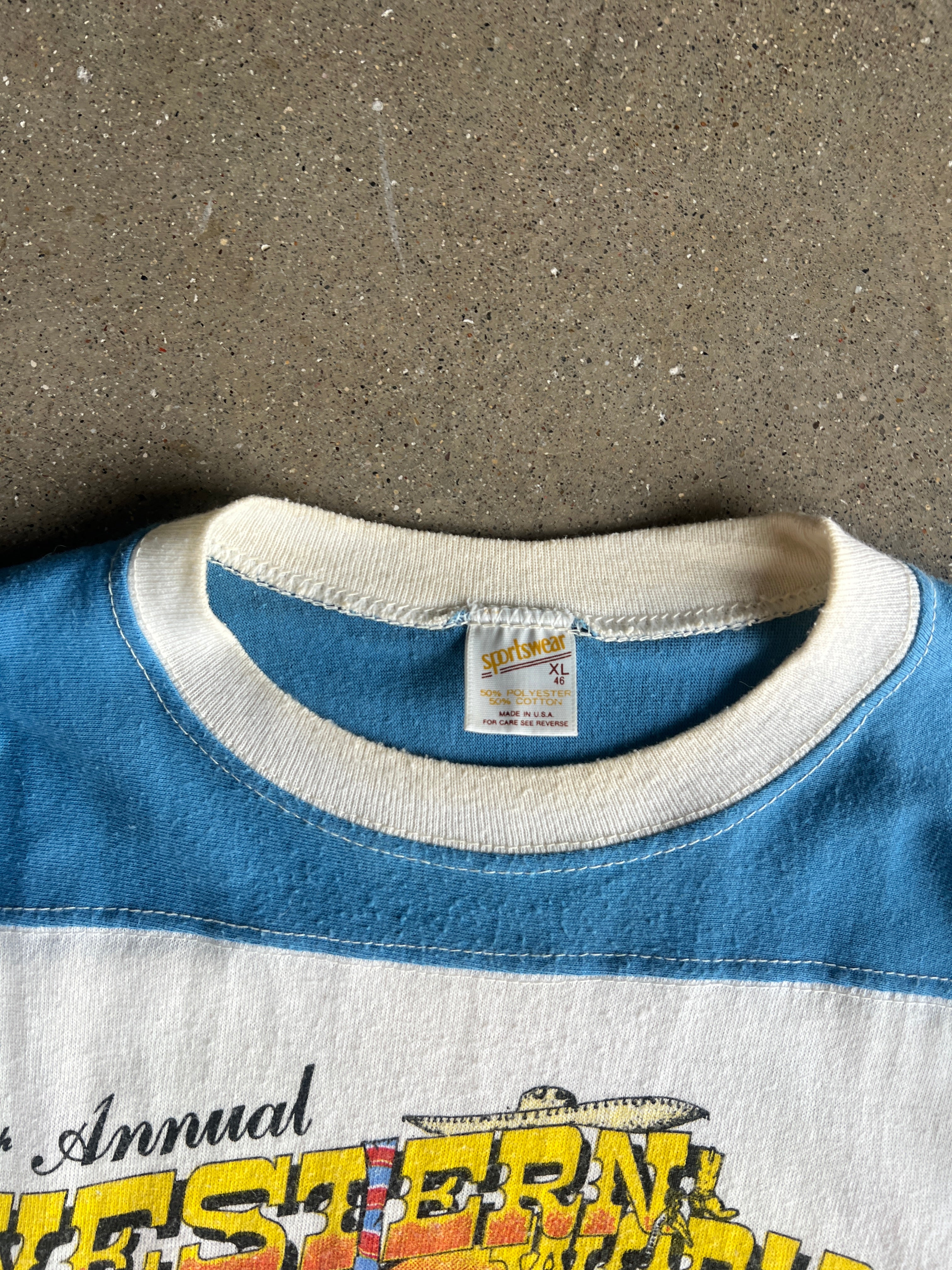Vintage 80s Stock Car Shirt - L