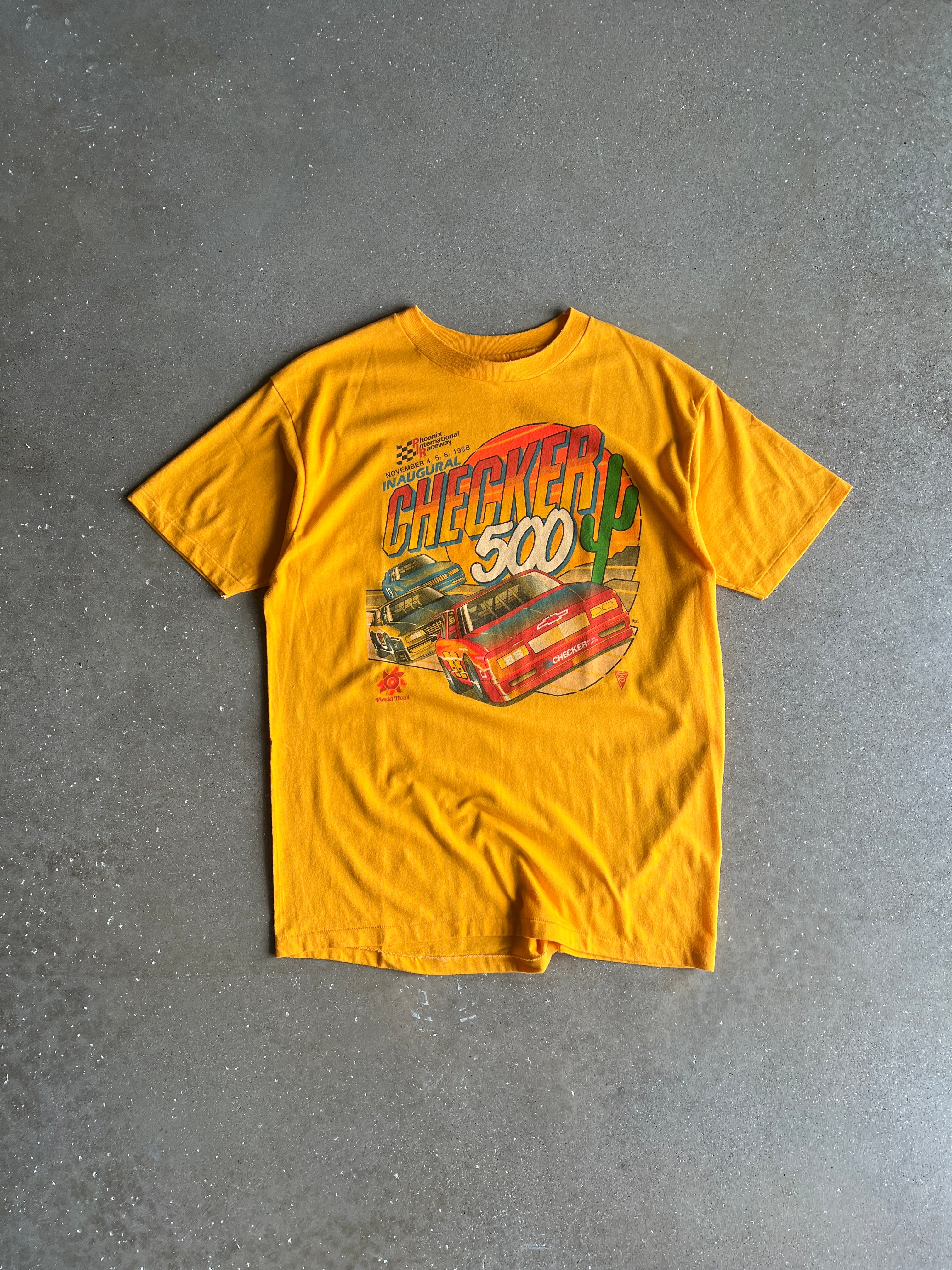 Vintage 80s Checker 500 Shirt - L