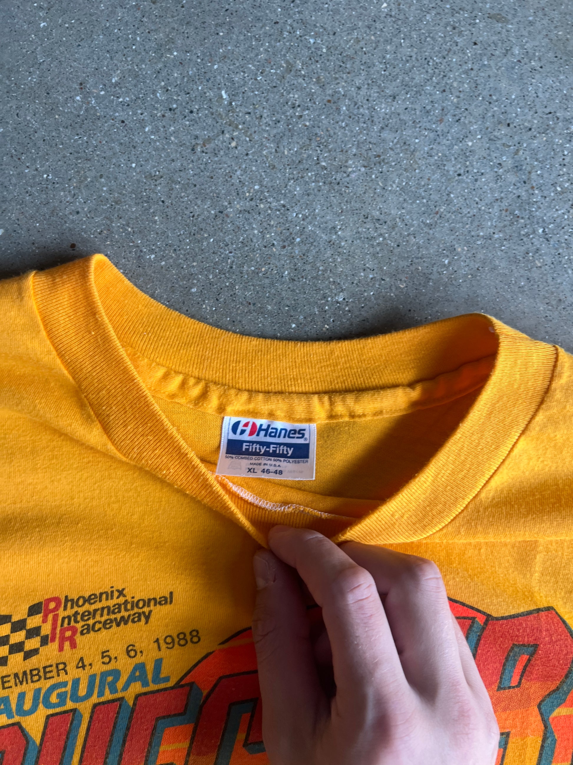 Vintage 80s Checker 500 Shirt - L