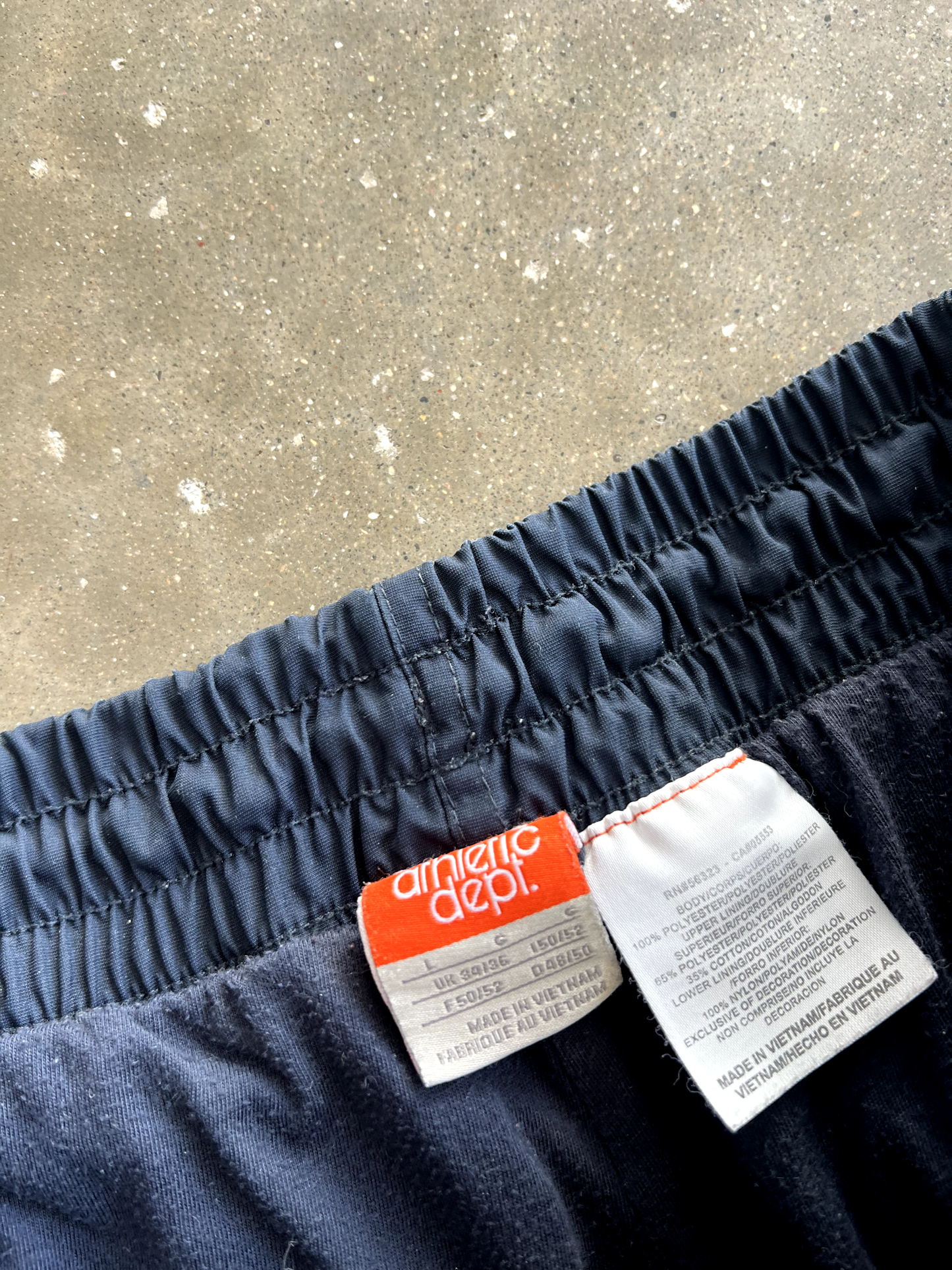 Vintage Navy Blue Nike Joggers - L