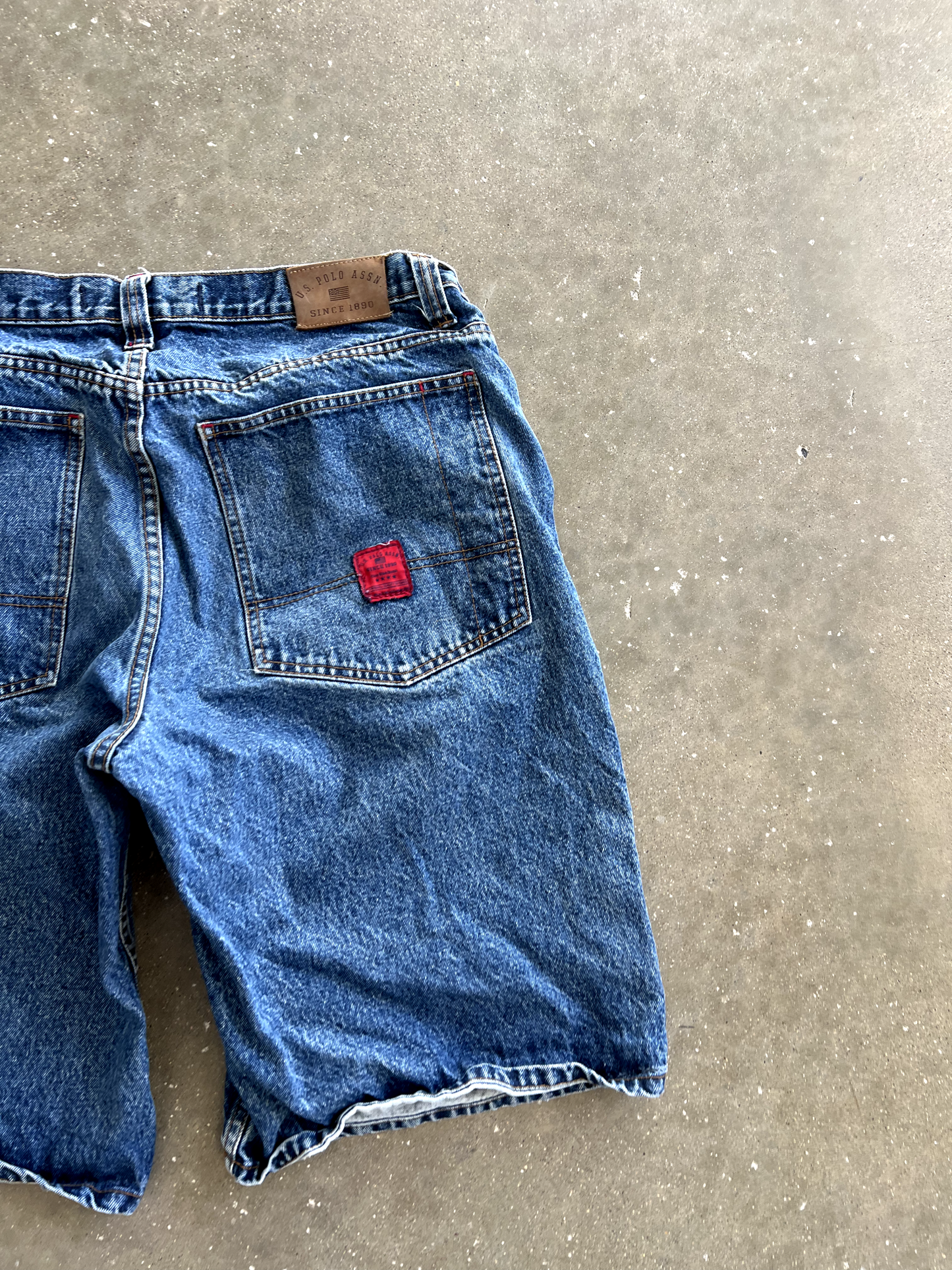Vintage Polo Jean Shorts - 36