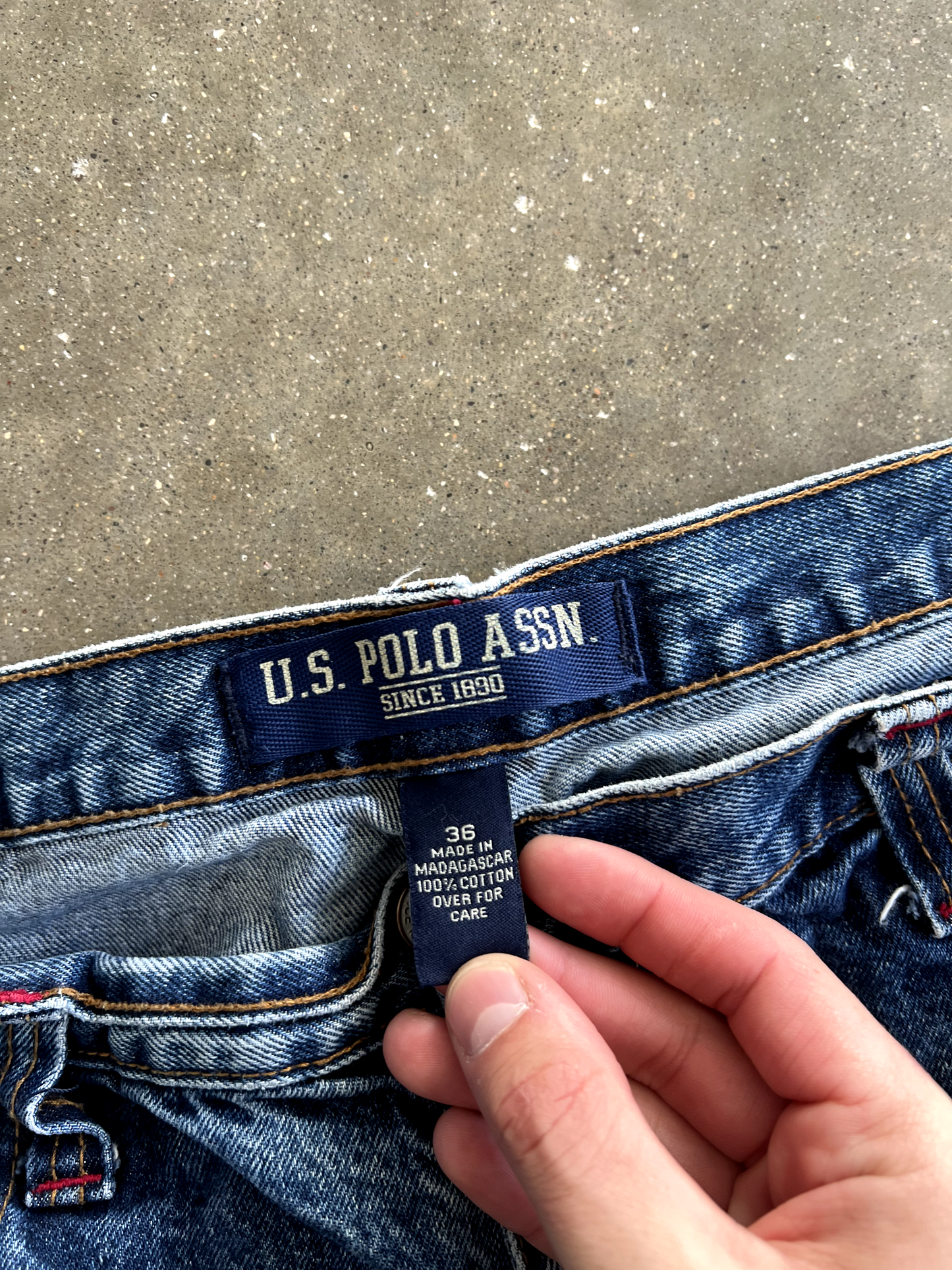 Vintage Polo Jean Shorts - 36